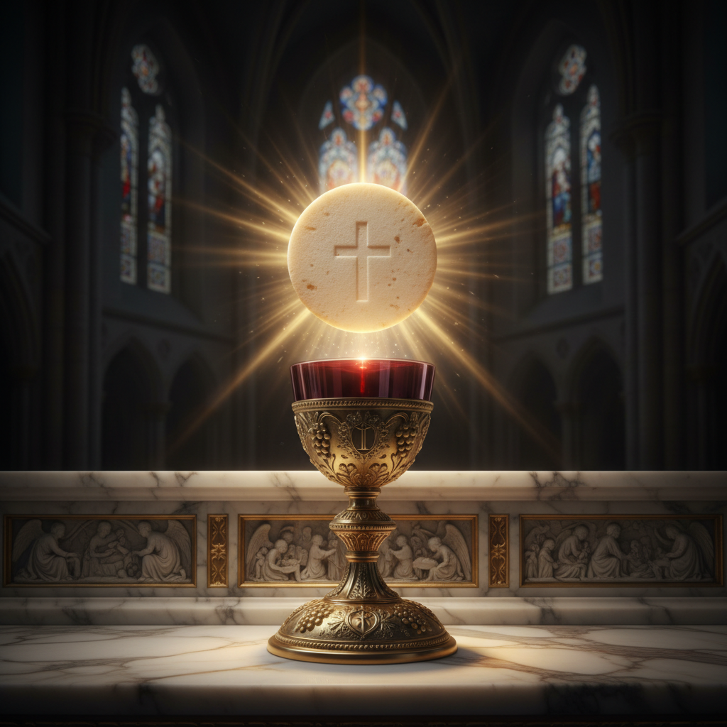 La Eucaristía: El Corazón Inviolable de la Verdad Católica y la Presencia Real de Cristo