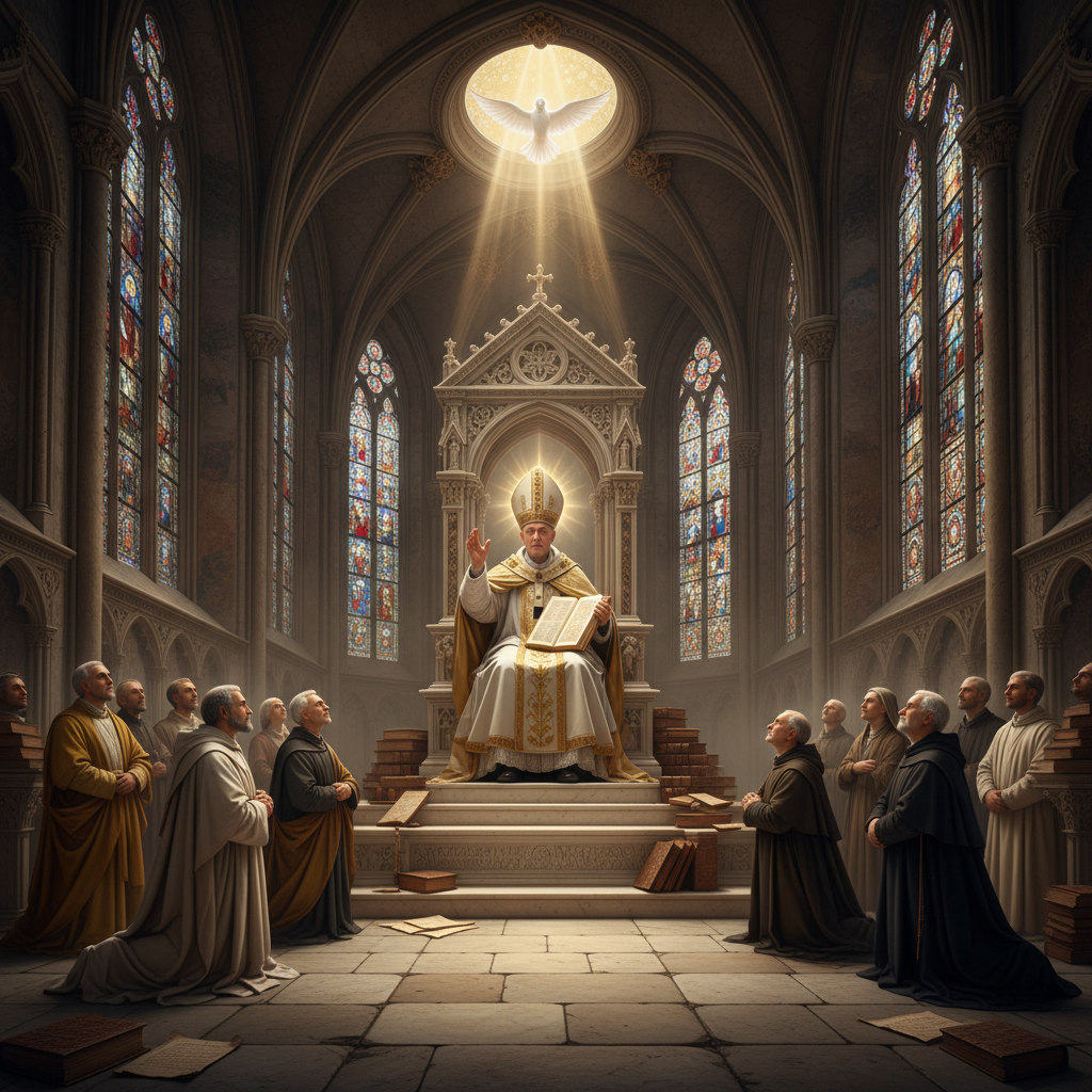 La Roca Inconmovible: Asistencia Divina y la Infalibilidad Papal como Faro de Verdad