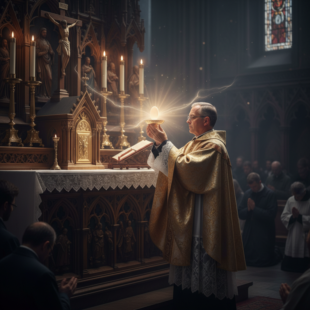 El Sacramento Inexpugnable: La Transubstanciación como Roca de la Presencia Real