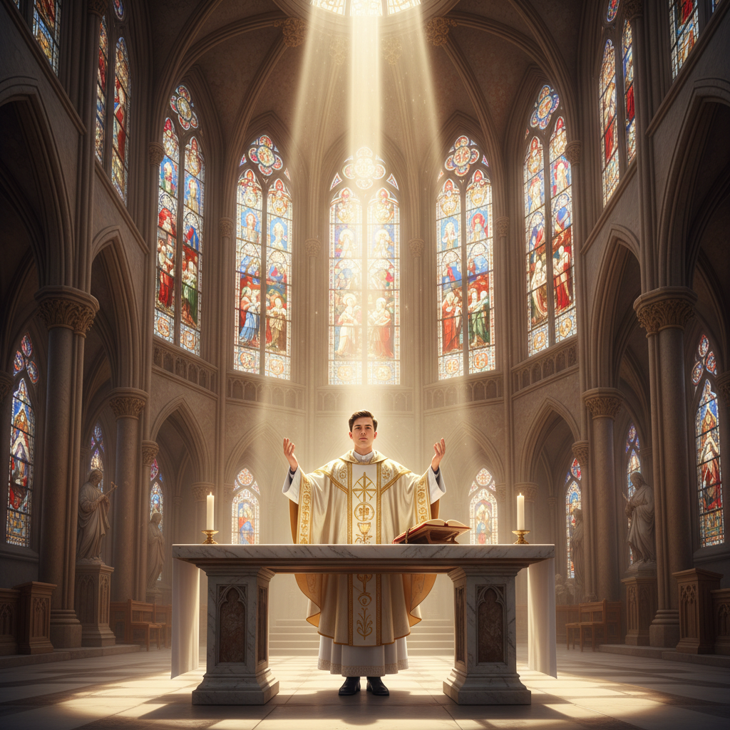 El Celibato Sacerdotal: Un Icono Escatológico de la Novia de Cristo, Inquebrantable y Glorioso