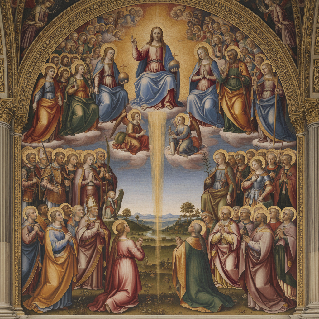 El Puente Inquebrantable: La Intercesión de los Santos como Manifestación Viva de la Comunión Eterna