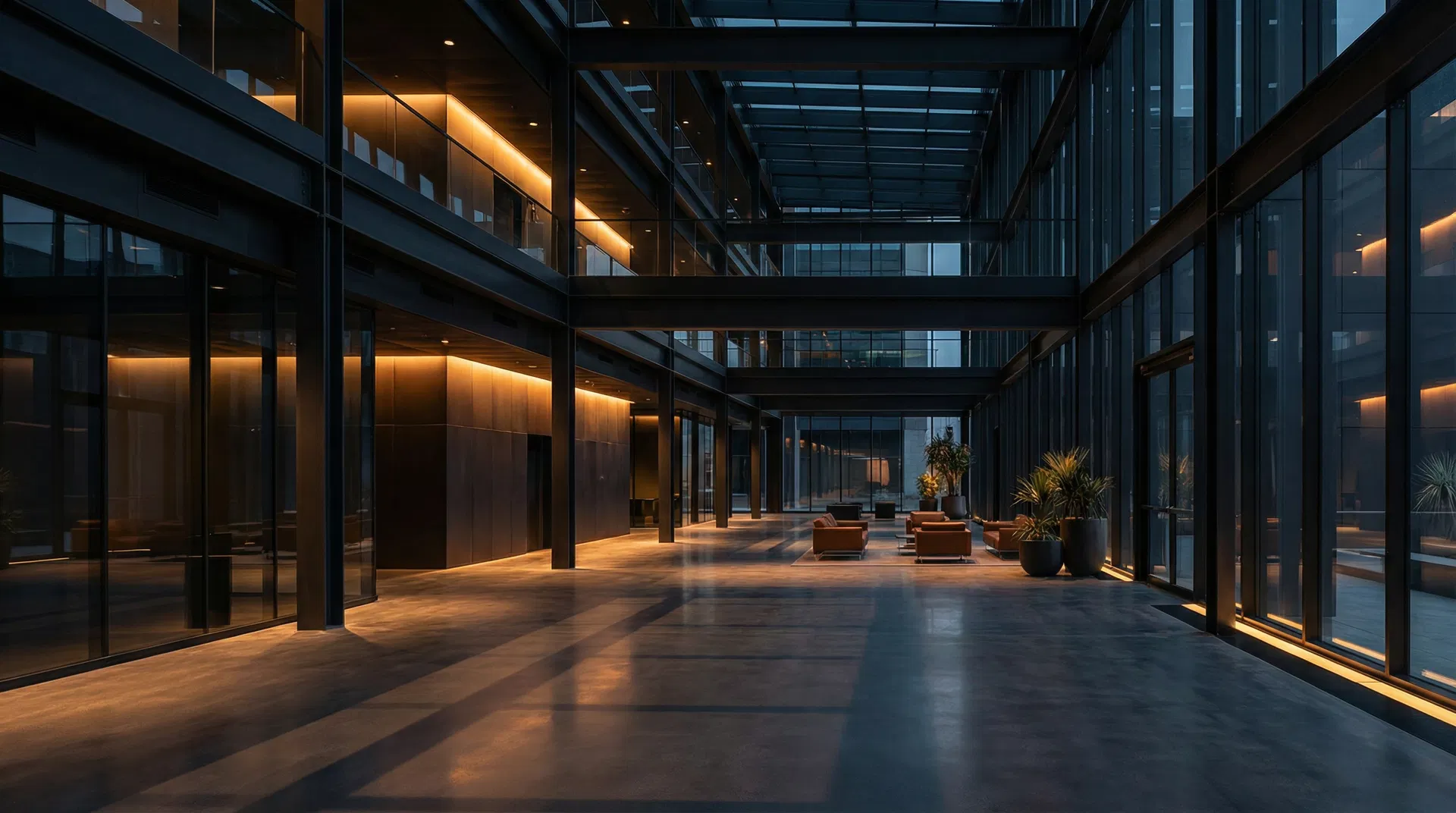 Commercial construction site