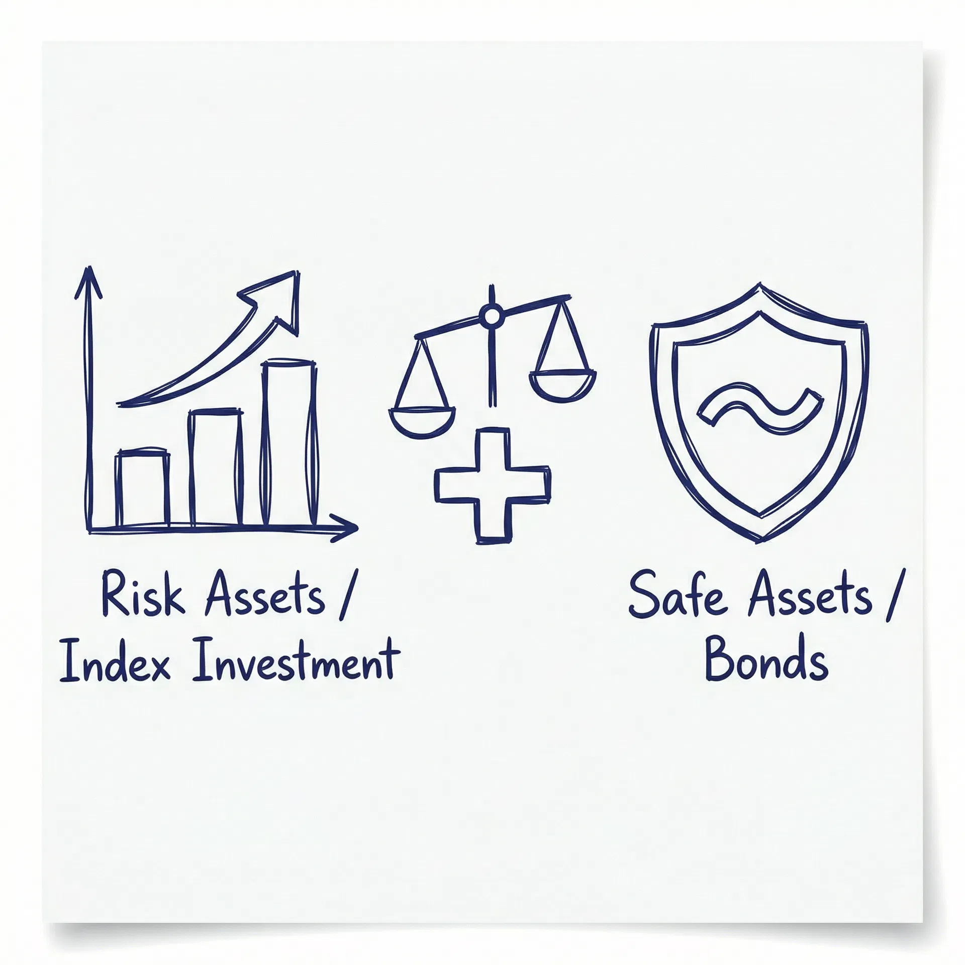 リスク資産 × 安全資産の二刀流