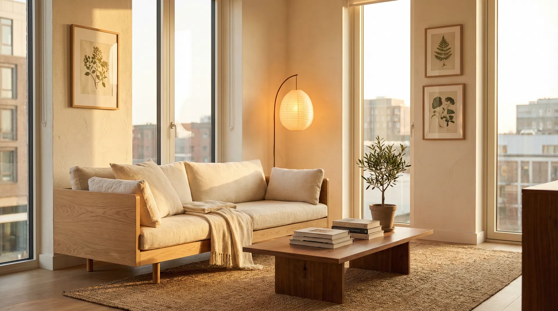 Beautiful NYC apartment living room