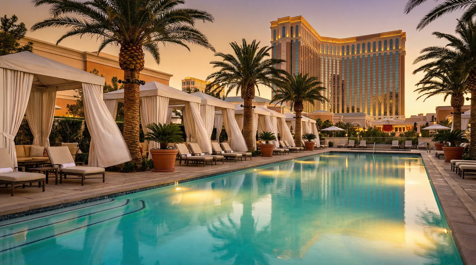 Luxury Las Vegas hotel pool