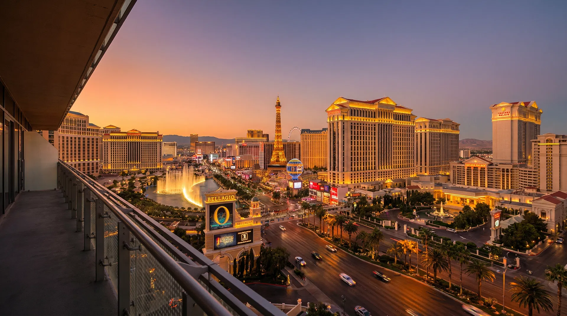 Las Vegas Strip at twilight