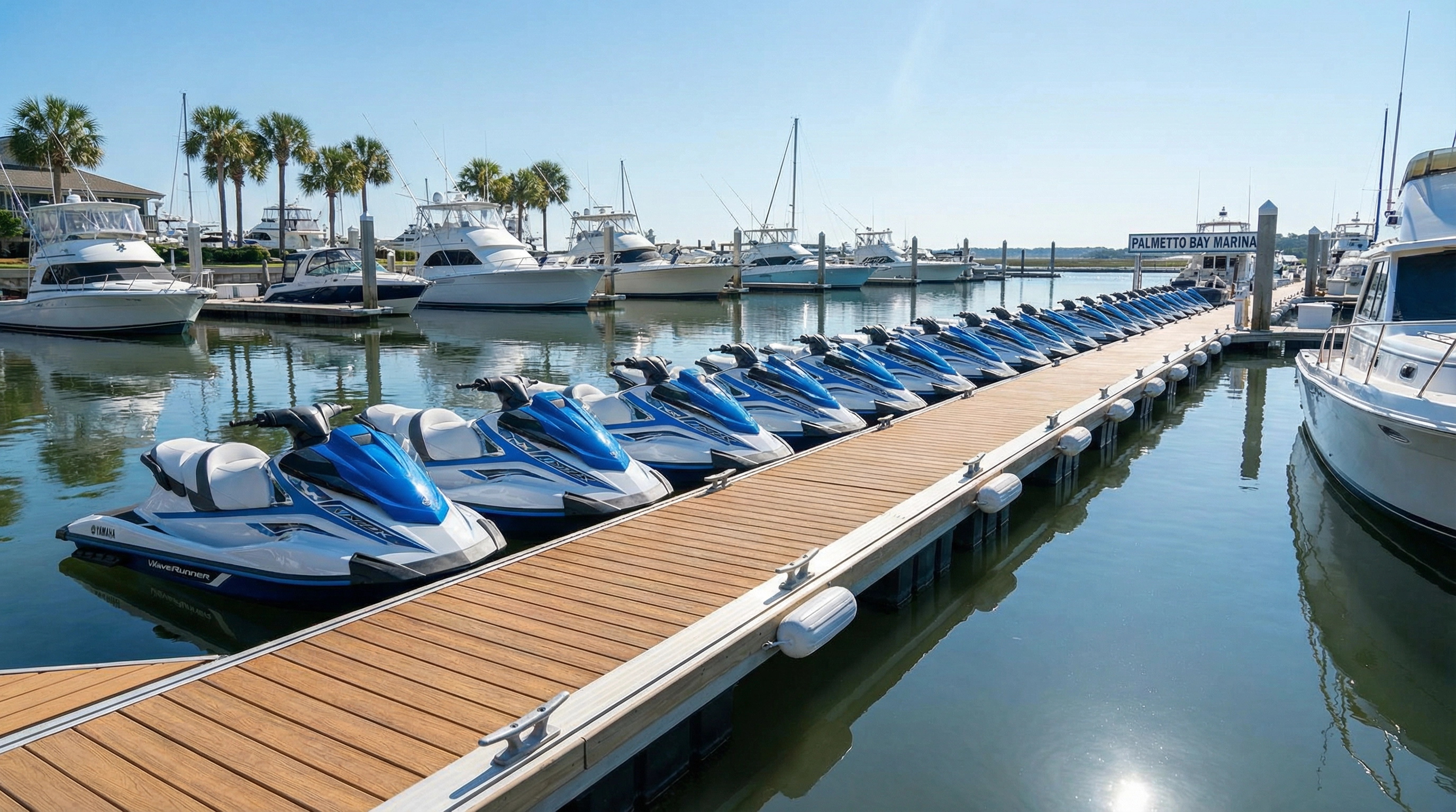 Yamaha Waverunners at Palmetto Bay Marina