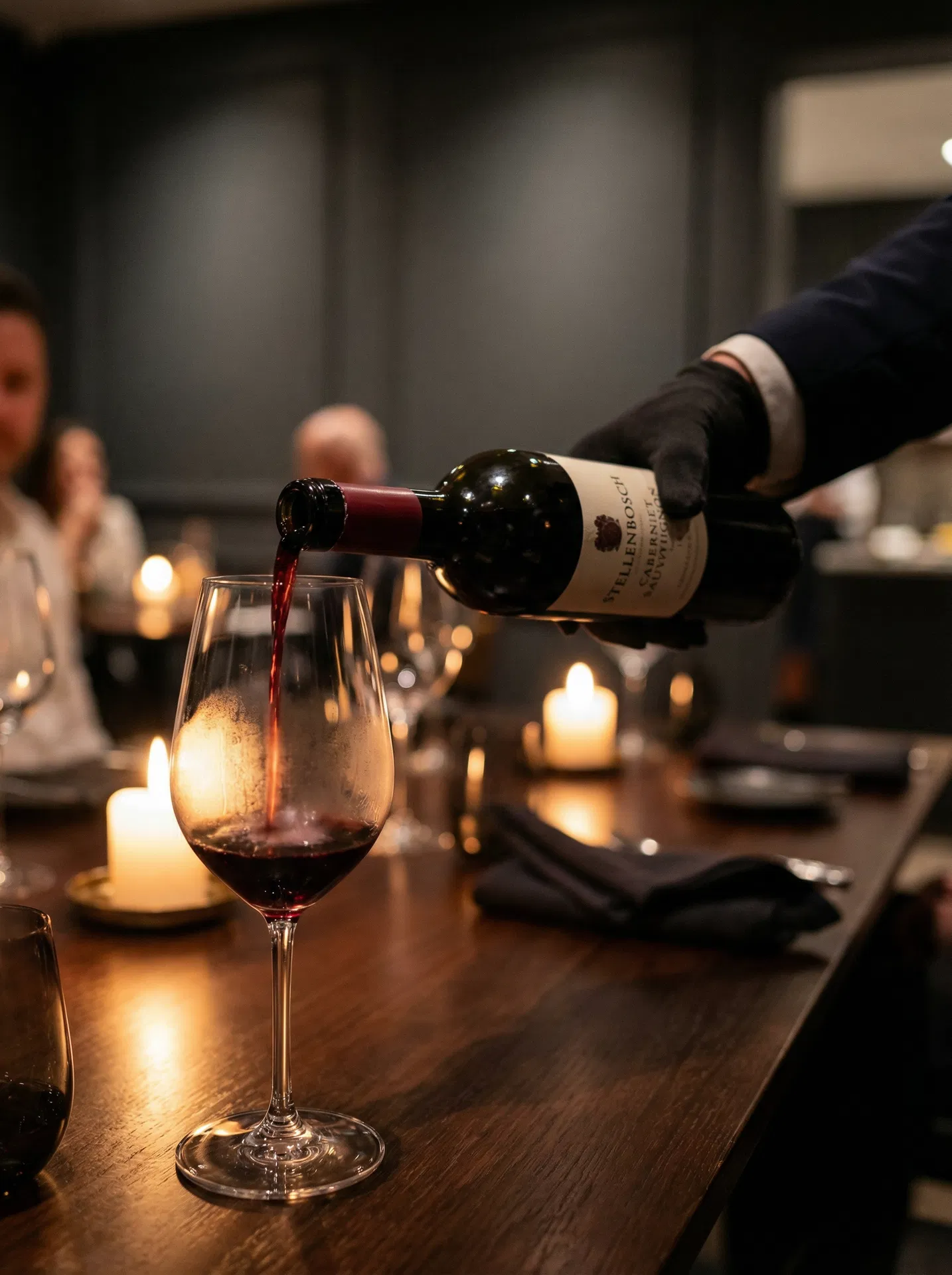 Wine pairing at Joanna's Steakhouse