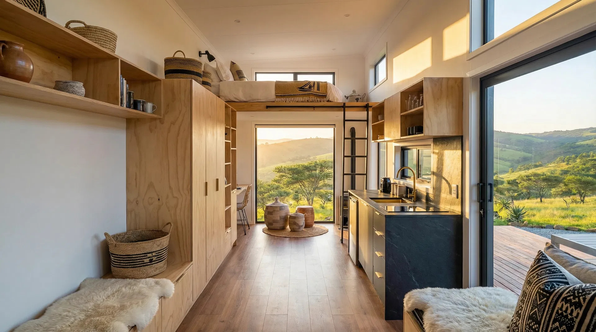 EzPod Studio — compact modern container home