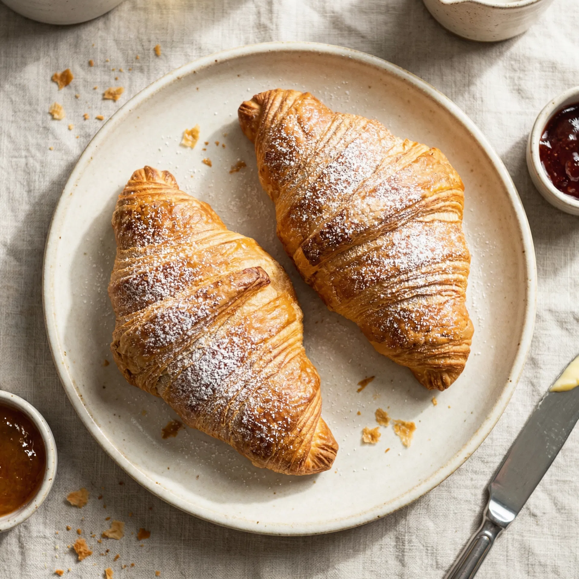 Butter croissants