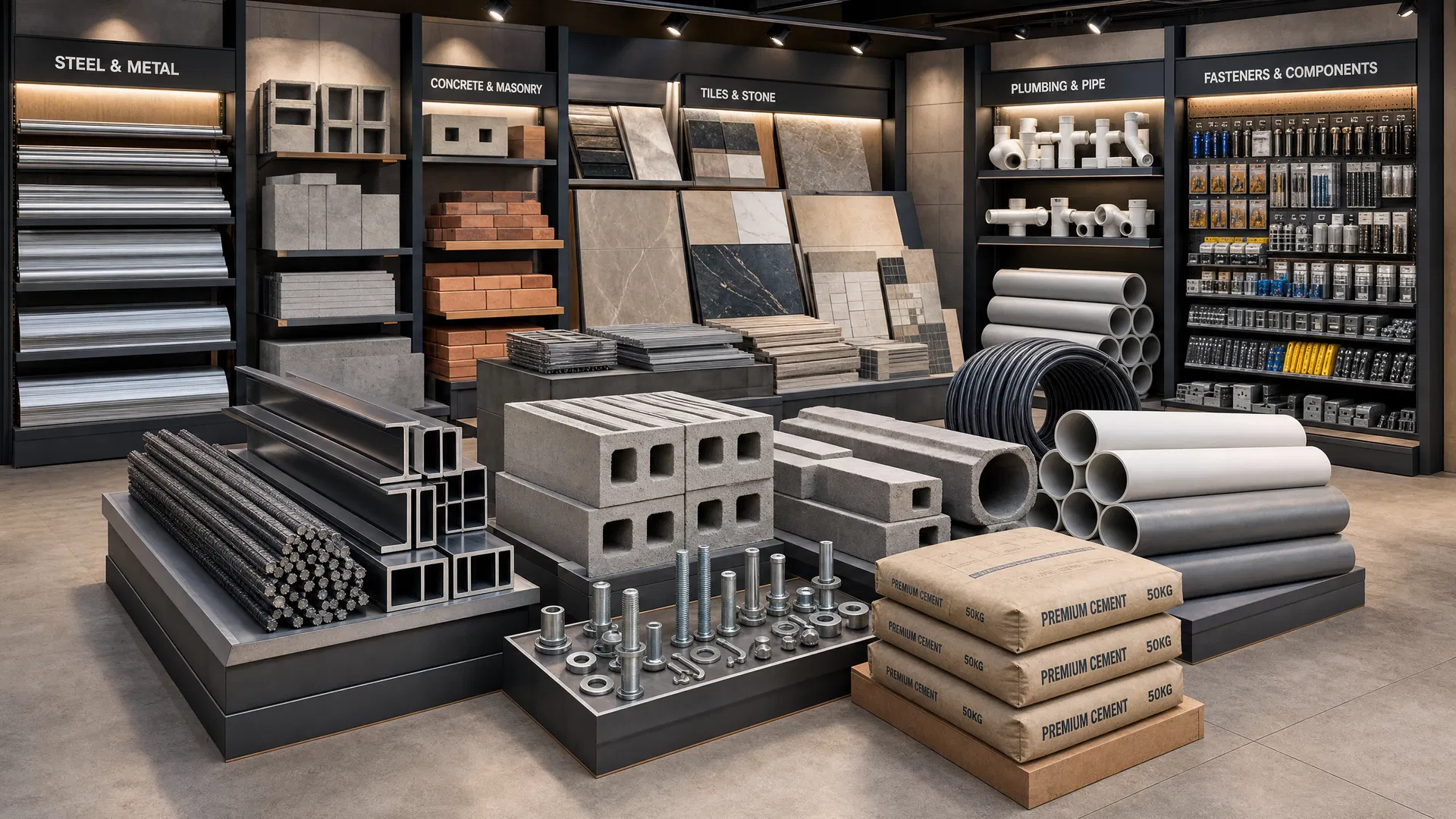 Construction Materials Showcase