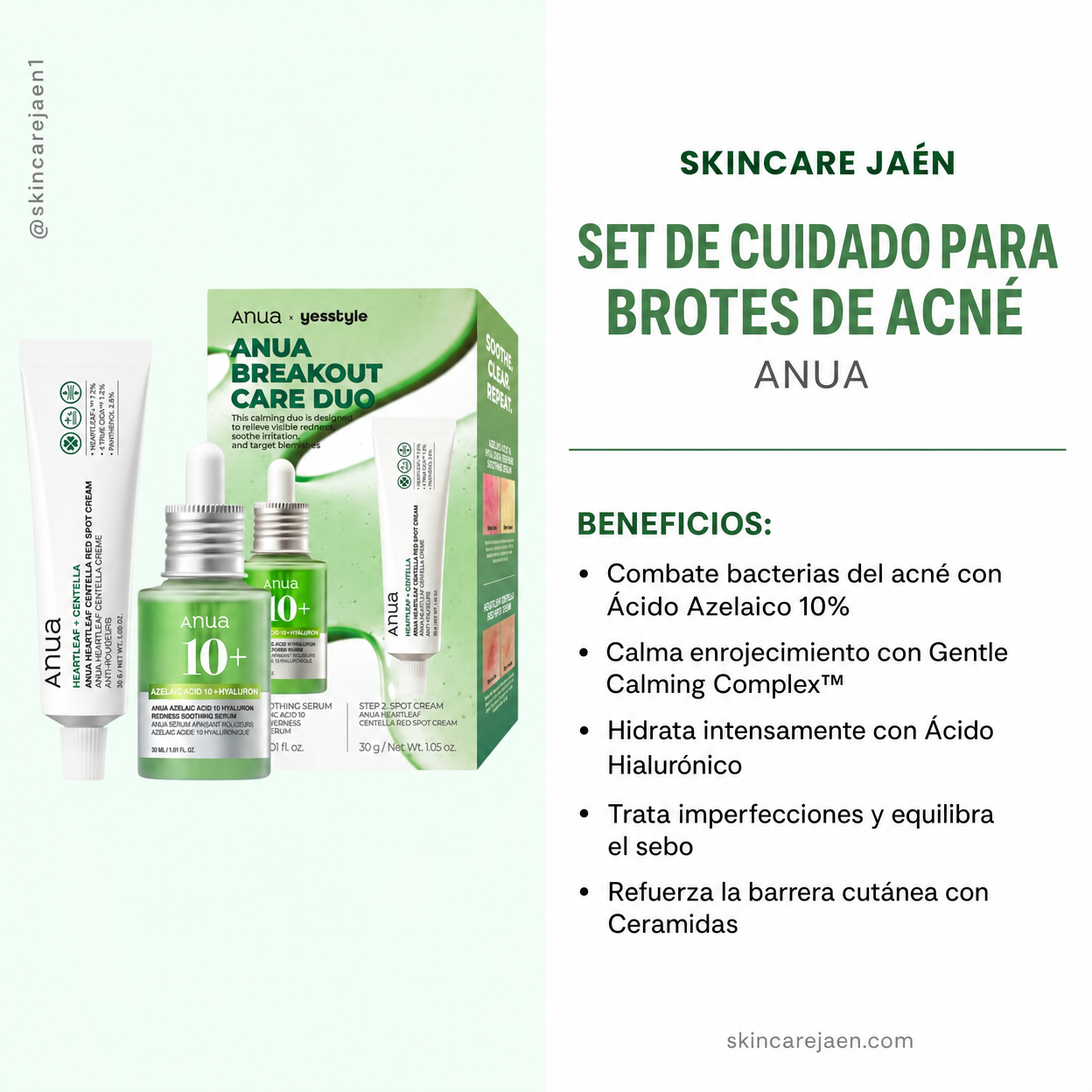 Set de Cuidado para Brotes de Acné 