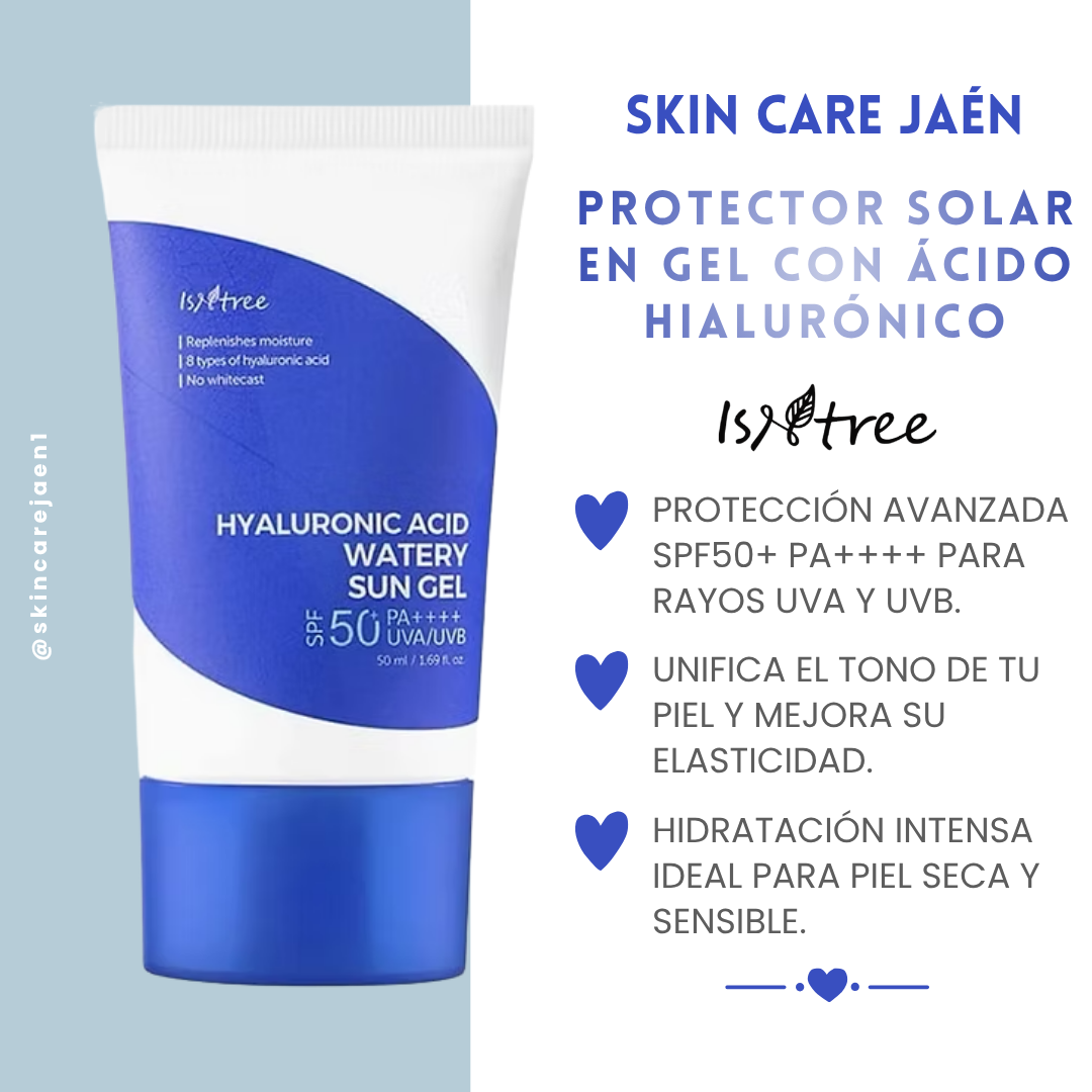 Protector Solar en Gel con Ácido Hialurónico 