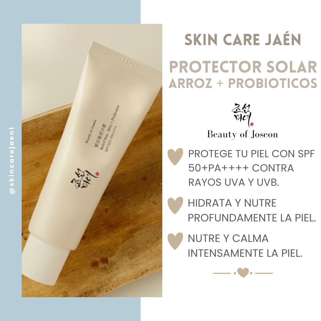Protector Solar Arroz + Probióticos