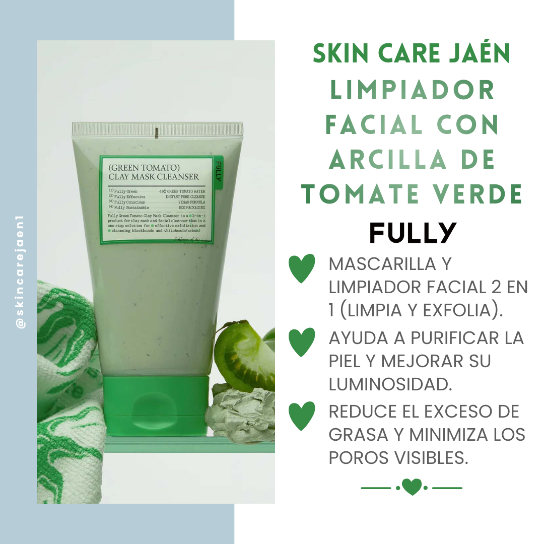 Limpiador Facial con Arcilla de Tomate Verde