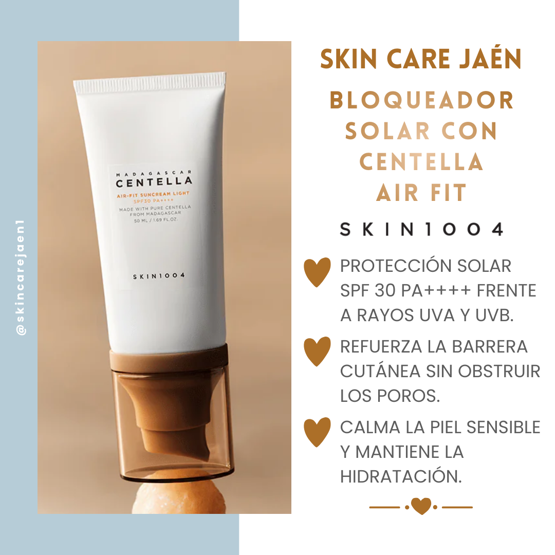 Bloqueador Solar con Centella Air Fit 