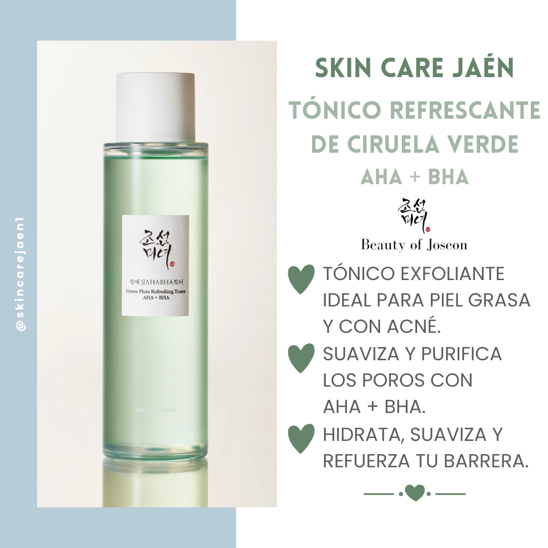Tónico Refrescante de Ciruela Verde AHA+BHA