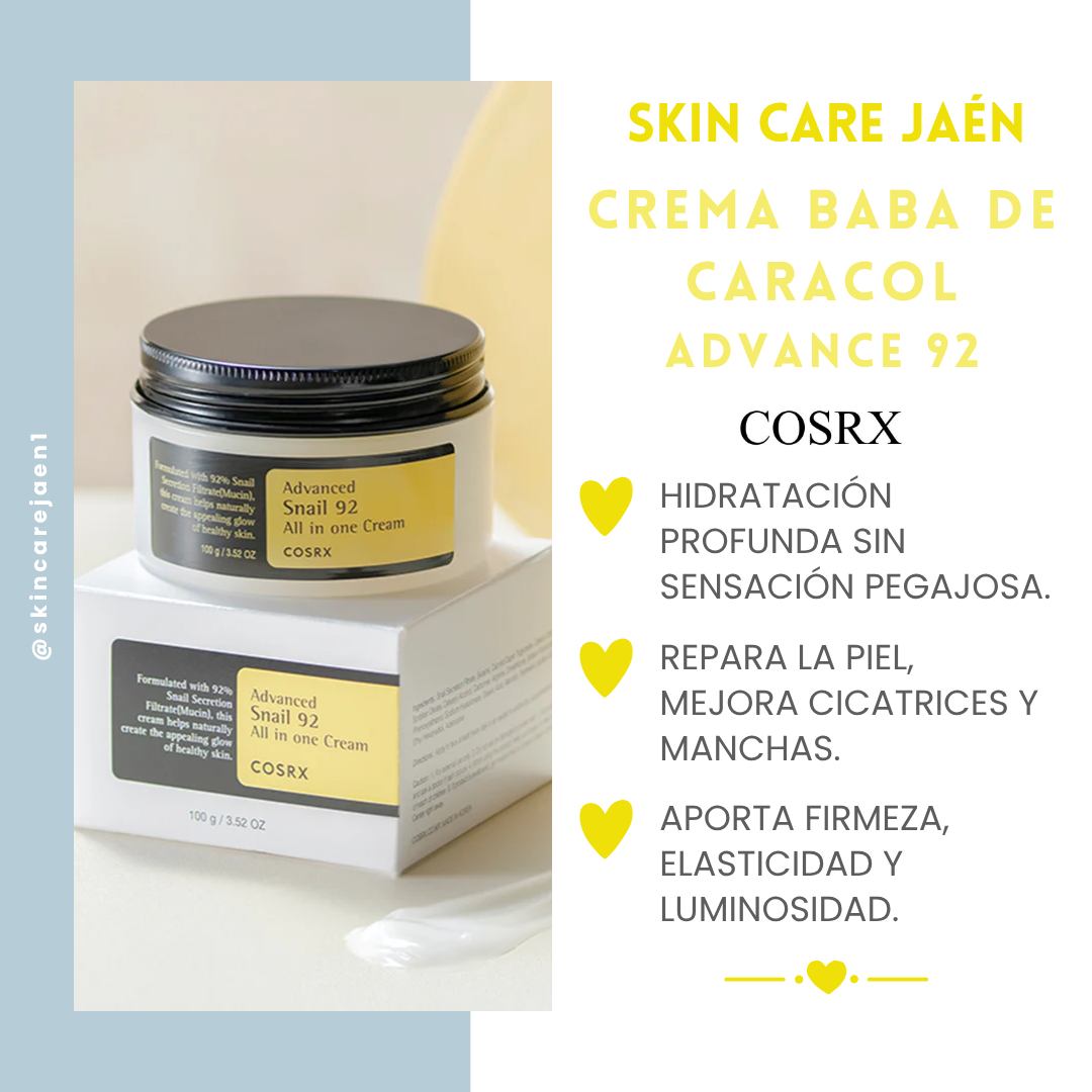 Crema Baba de Caracol Advance 92