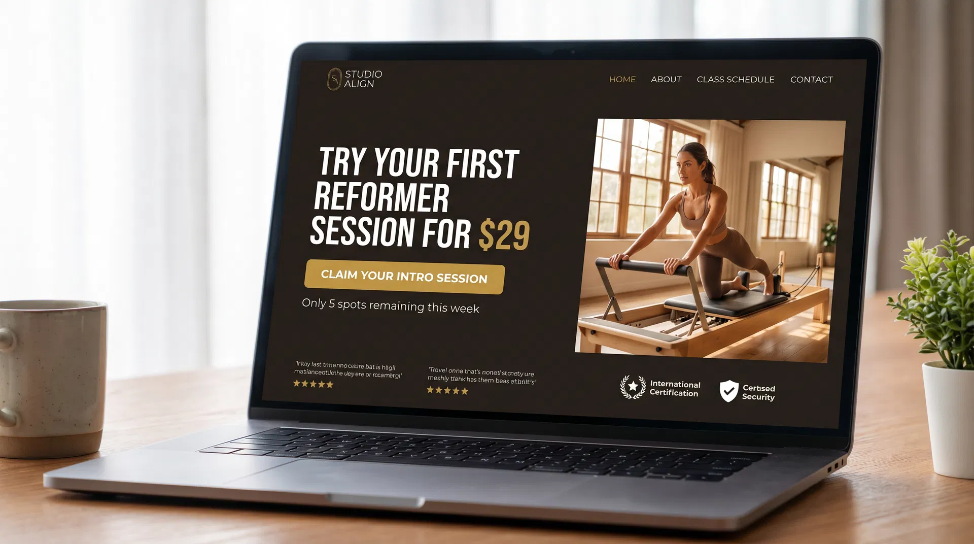 Offer-Led landing page example