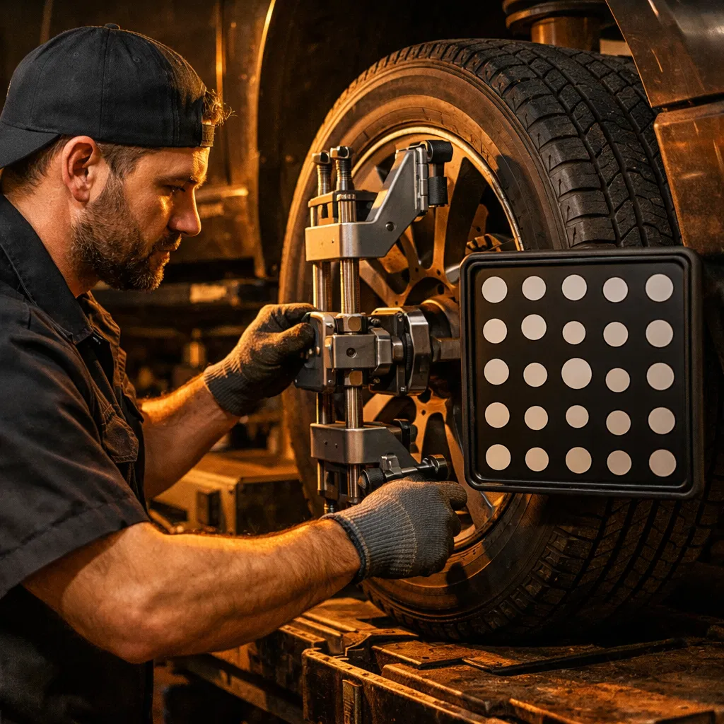 Suspension alignment work