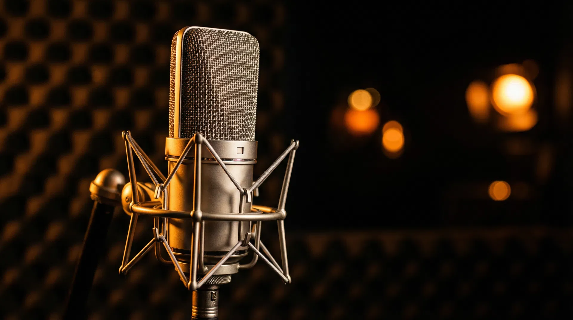 Professional podcast microphone