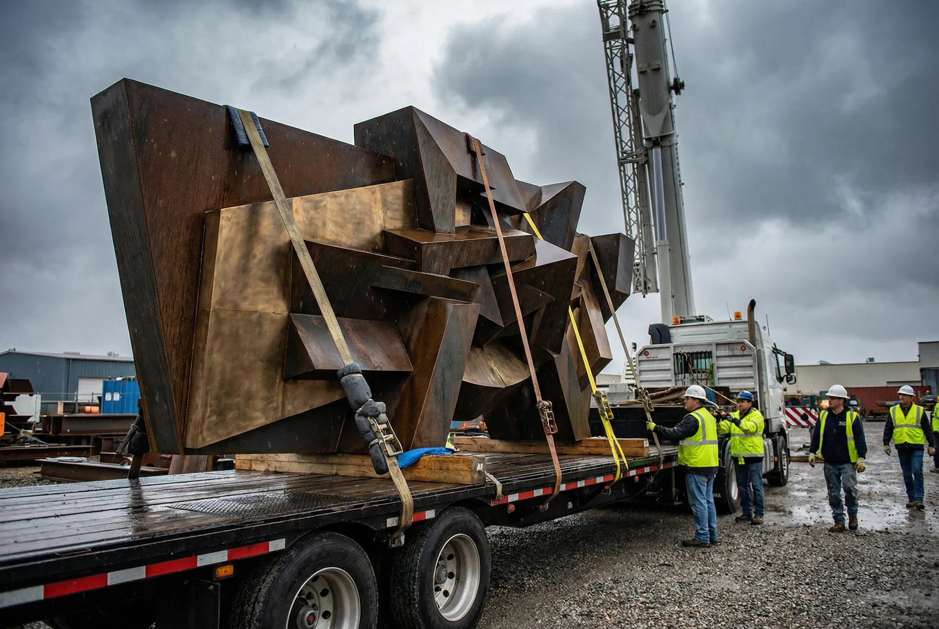 Large sculpture transport