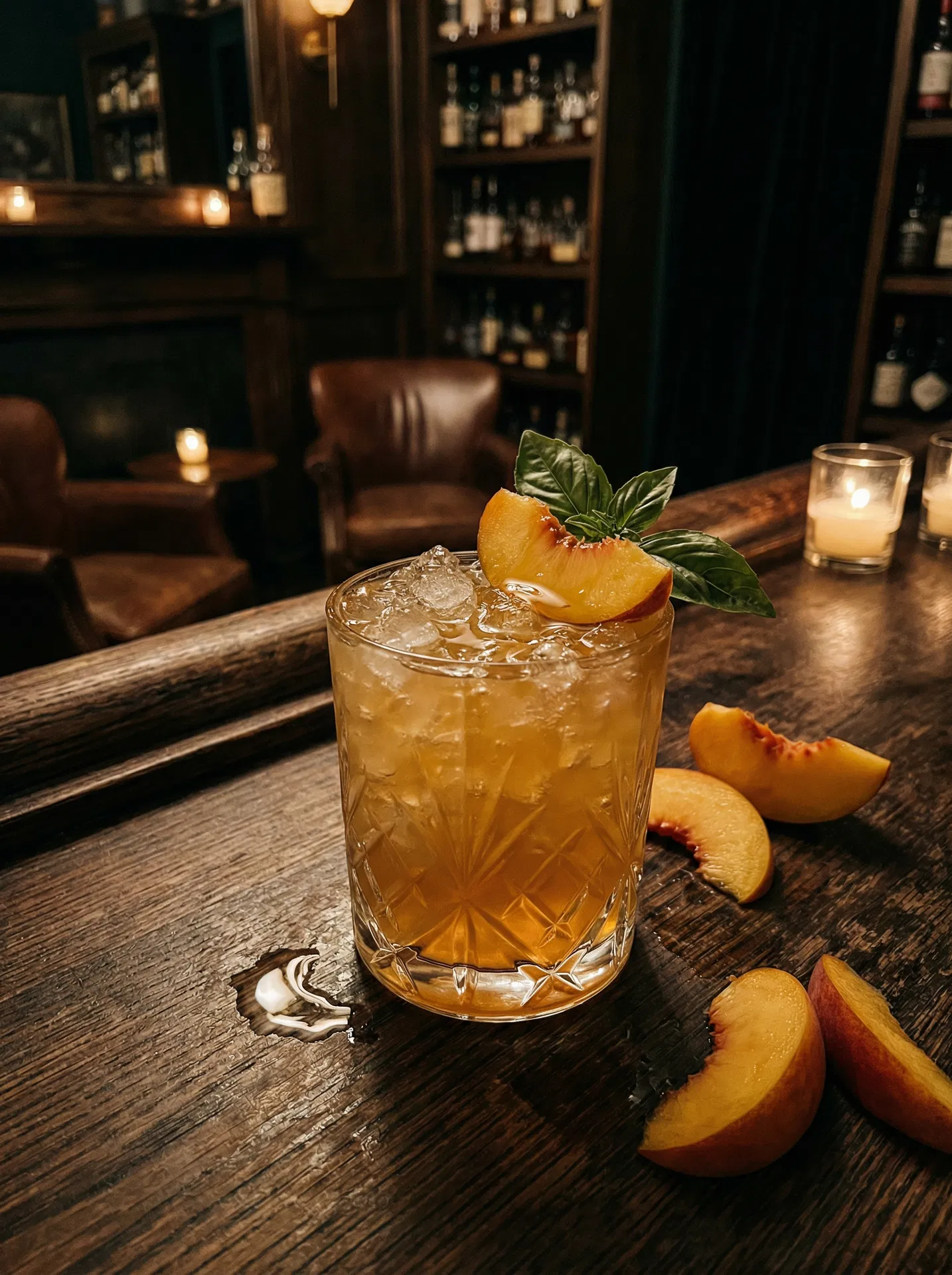 Barrel Aged Peach Smash