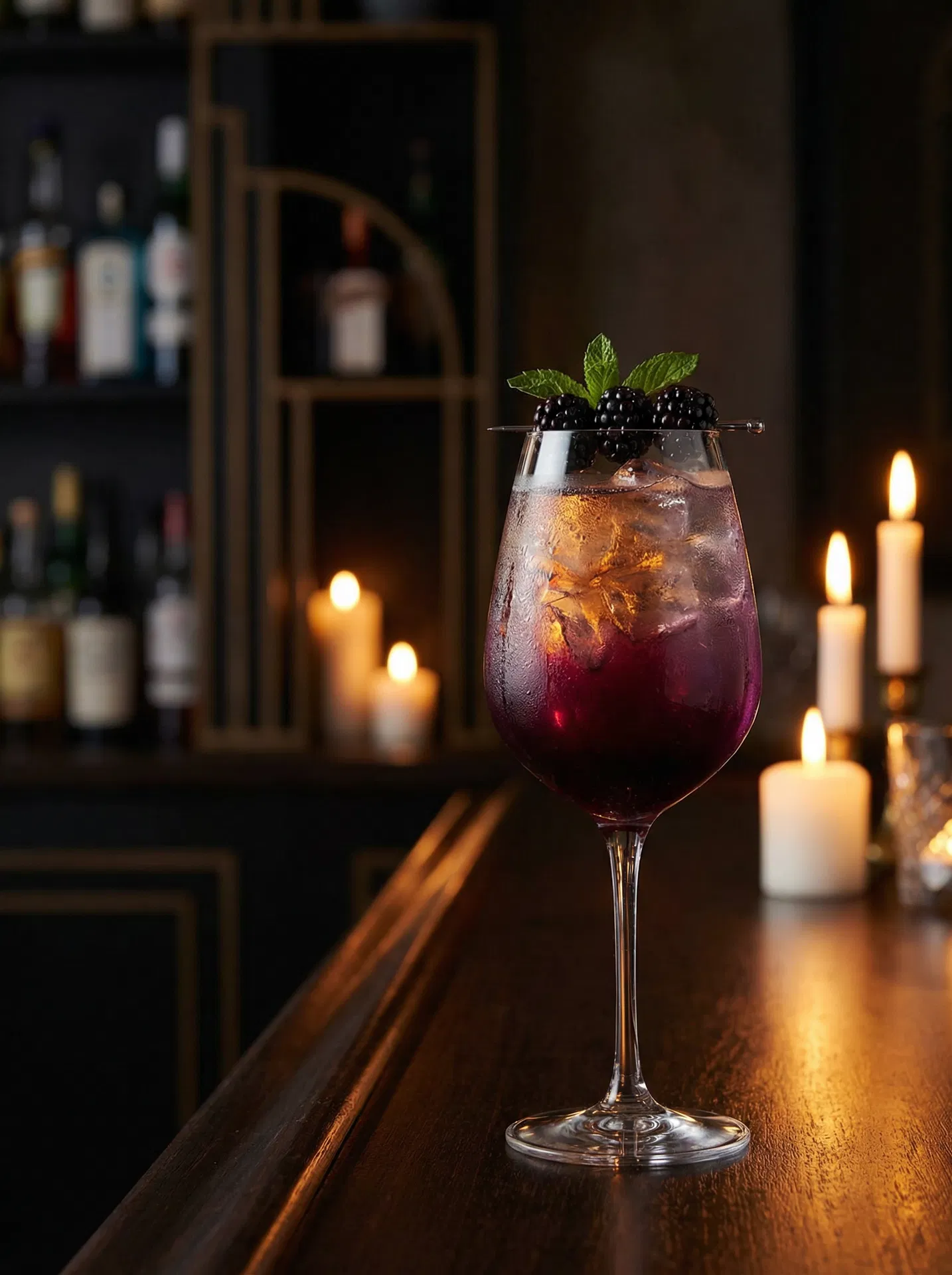 Blackberry Aperol Spritz