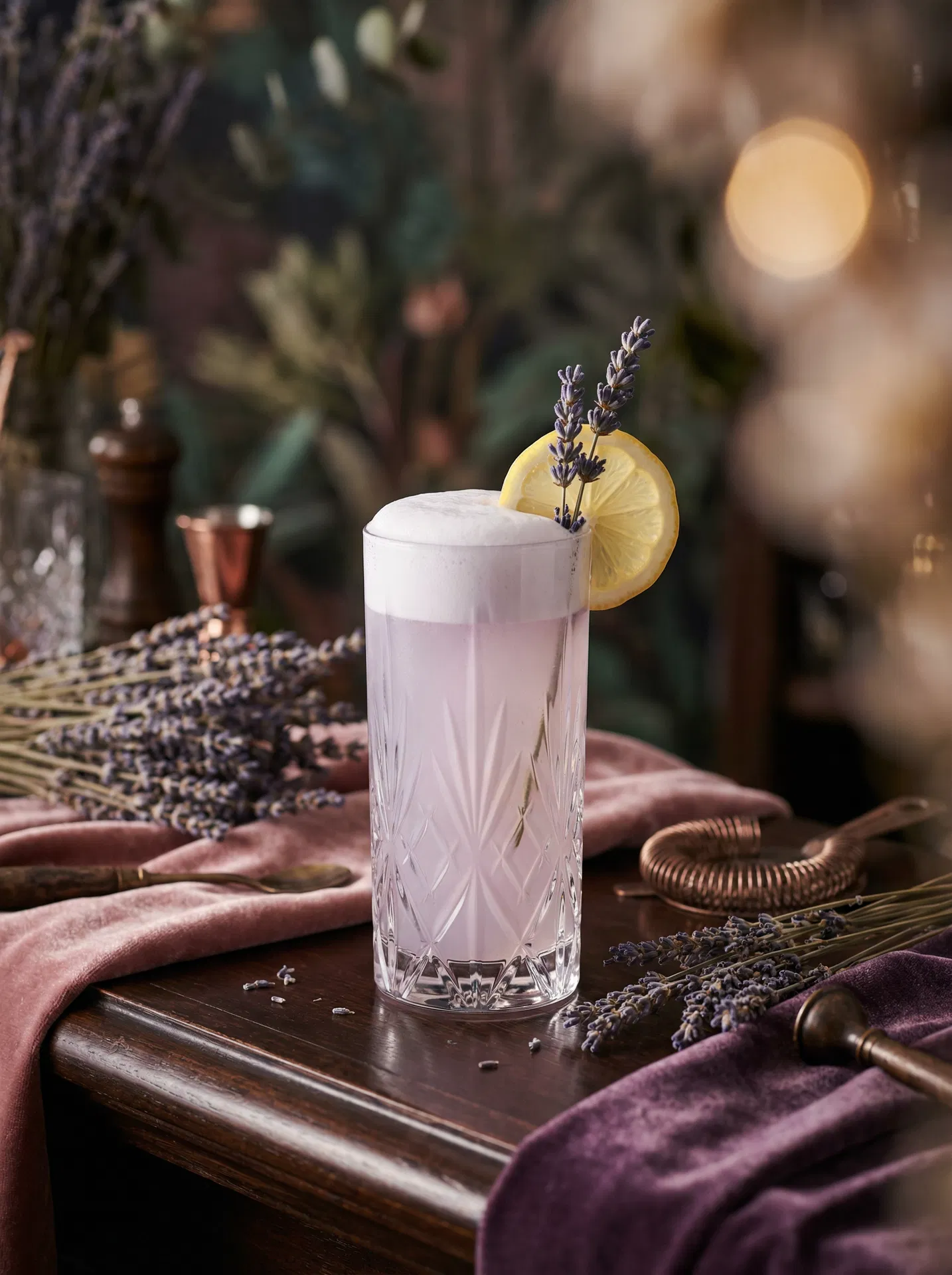 Lavender Gin Fizz