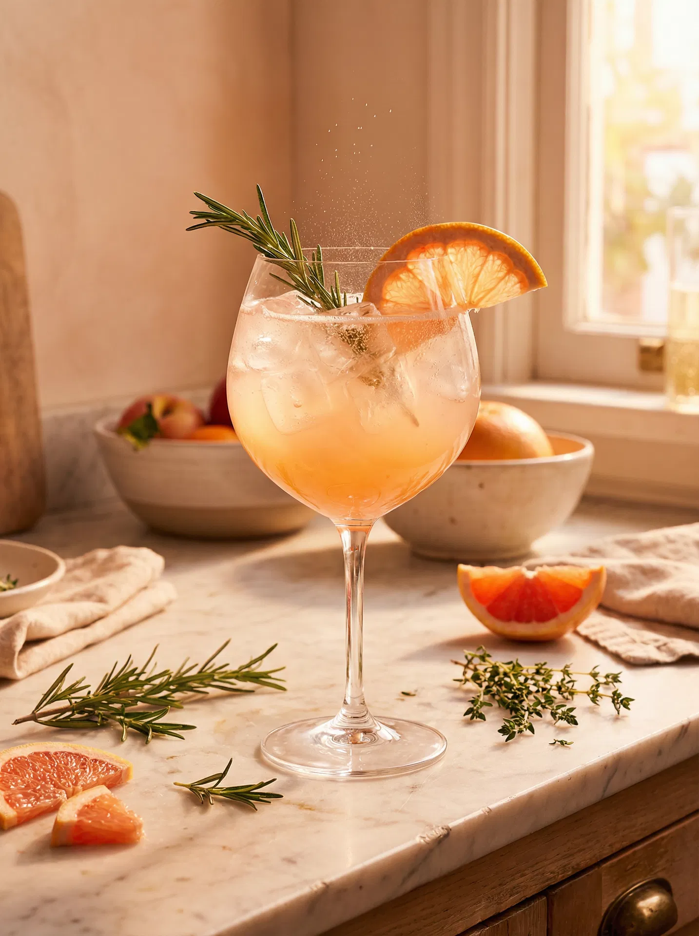 Rosemary Grapefruit Spritz