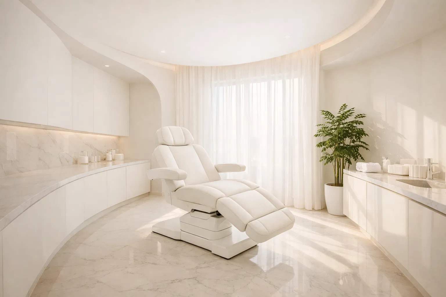 Luxury medical spa interior