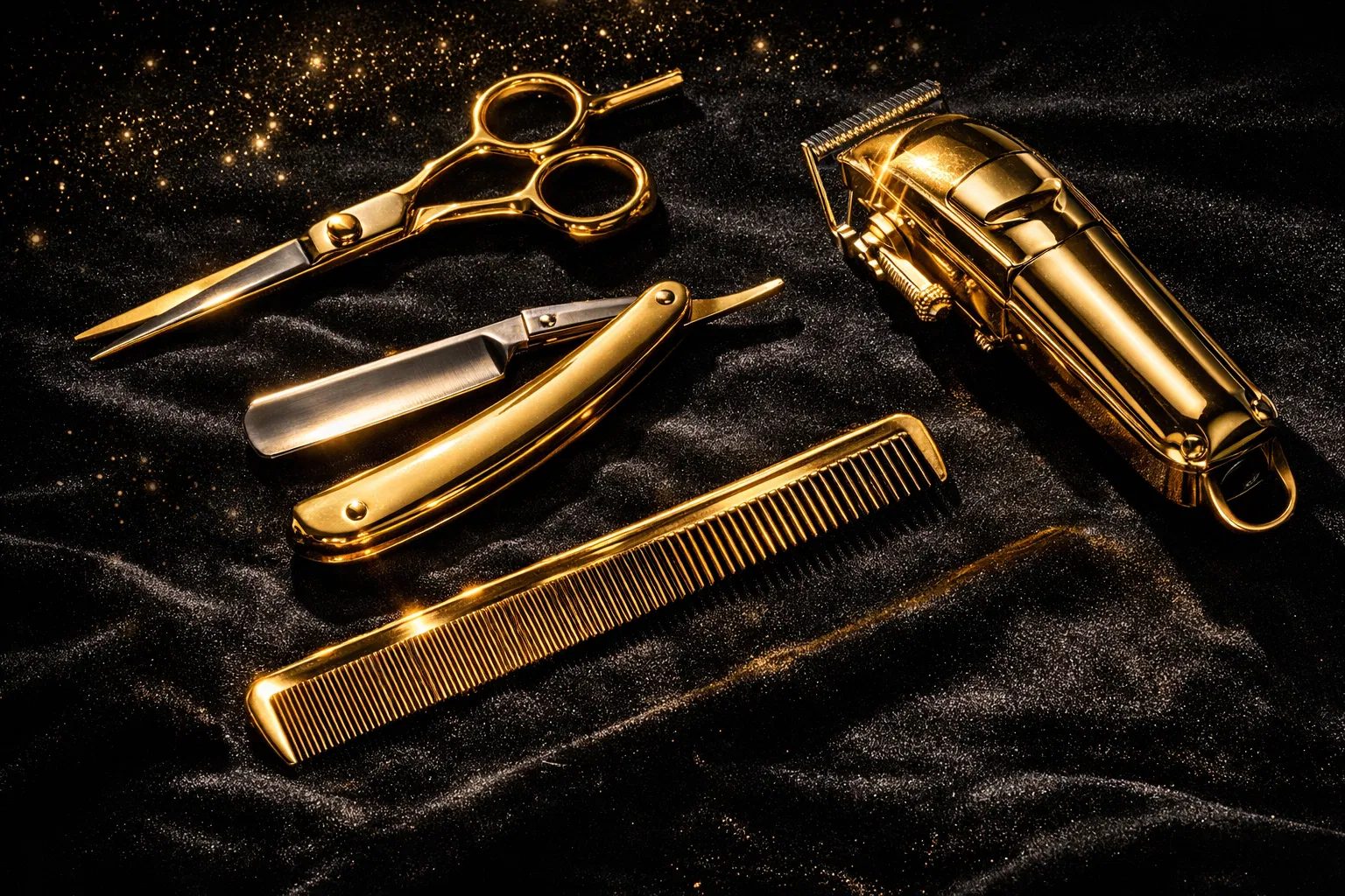 Herramientas premium Colombian Gold Barber