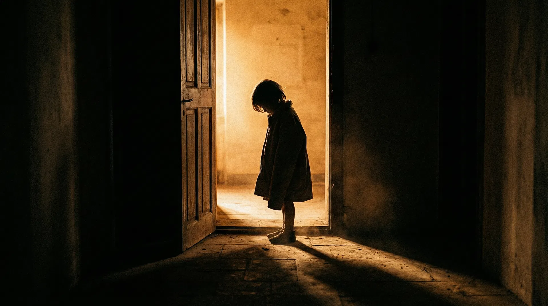 Child in doorway