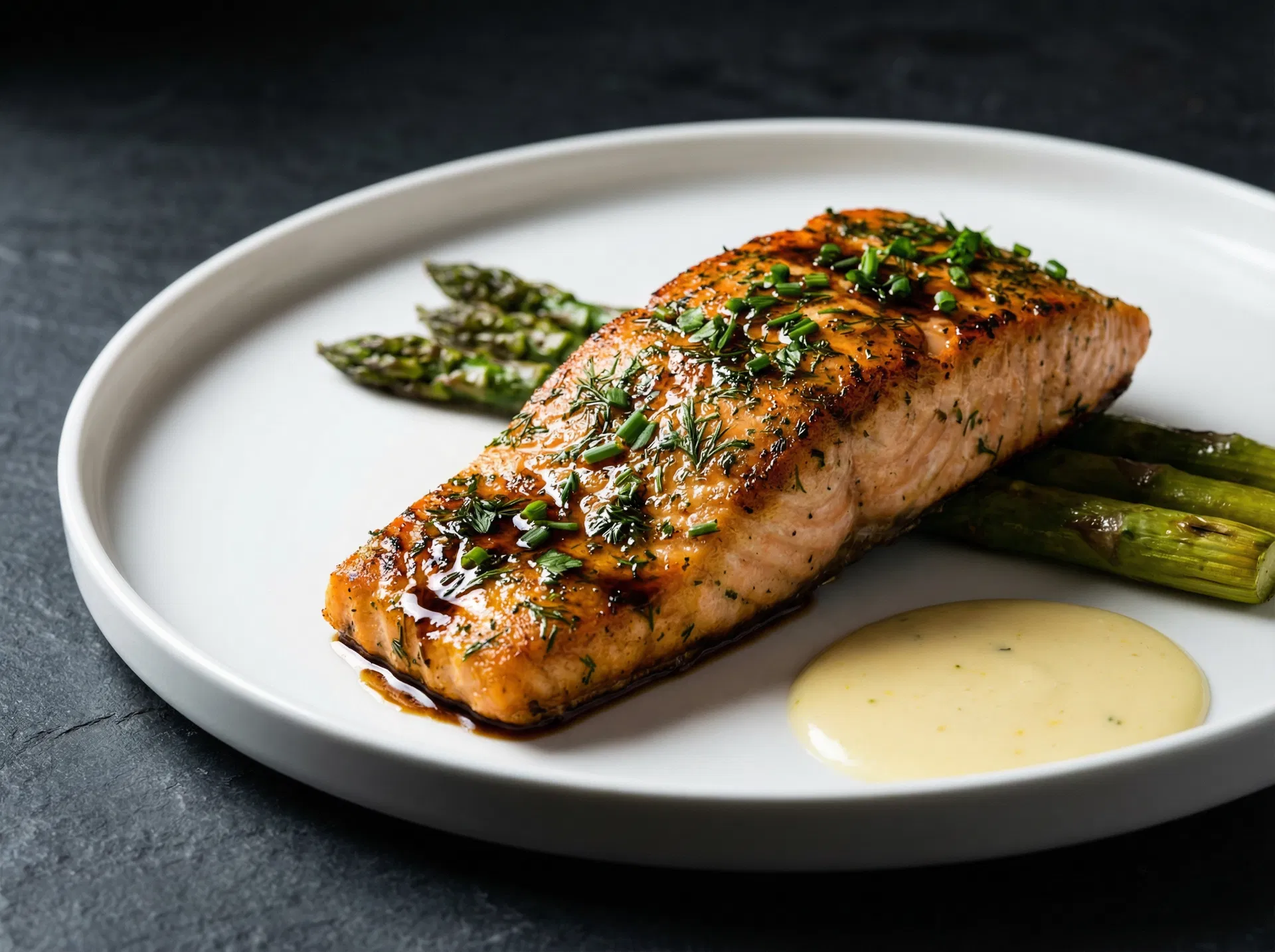 Herb-Crusted Maple Dijon Salmon