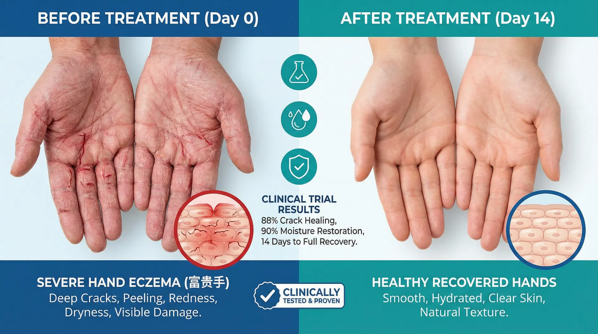 Hand Eczema Treatment Results