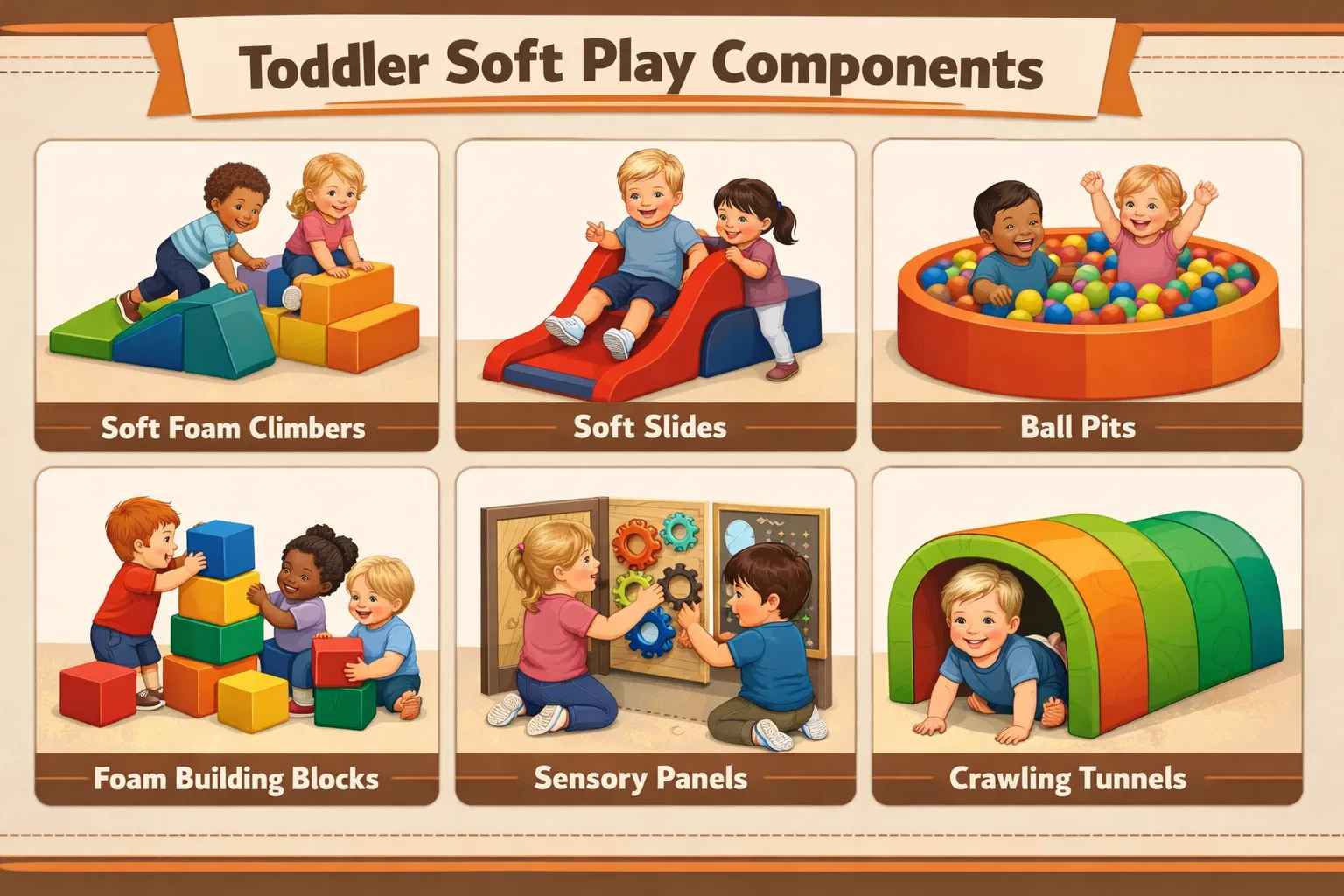 6 Essential Toddler Soft Play Components