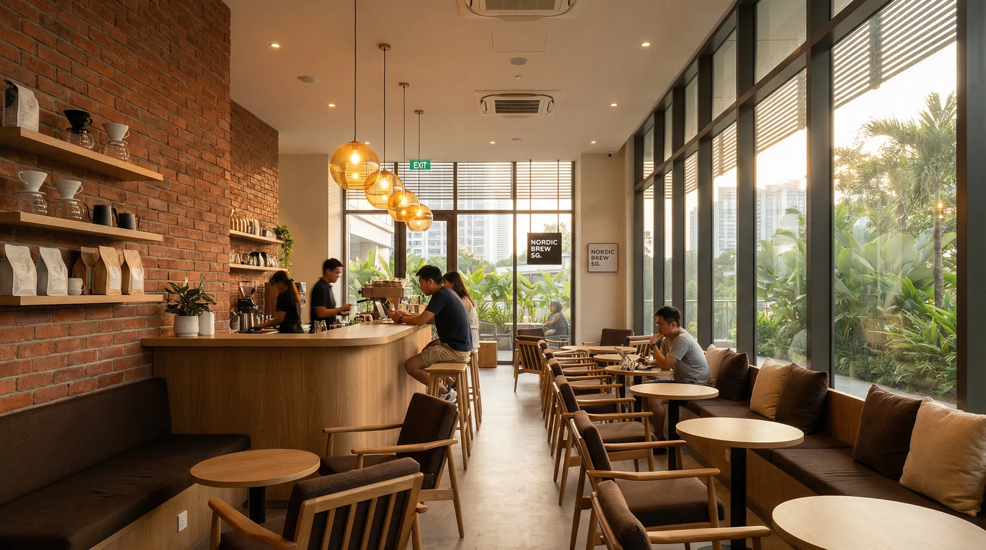 Harbor Brew Cafe interior