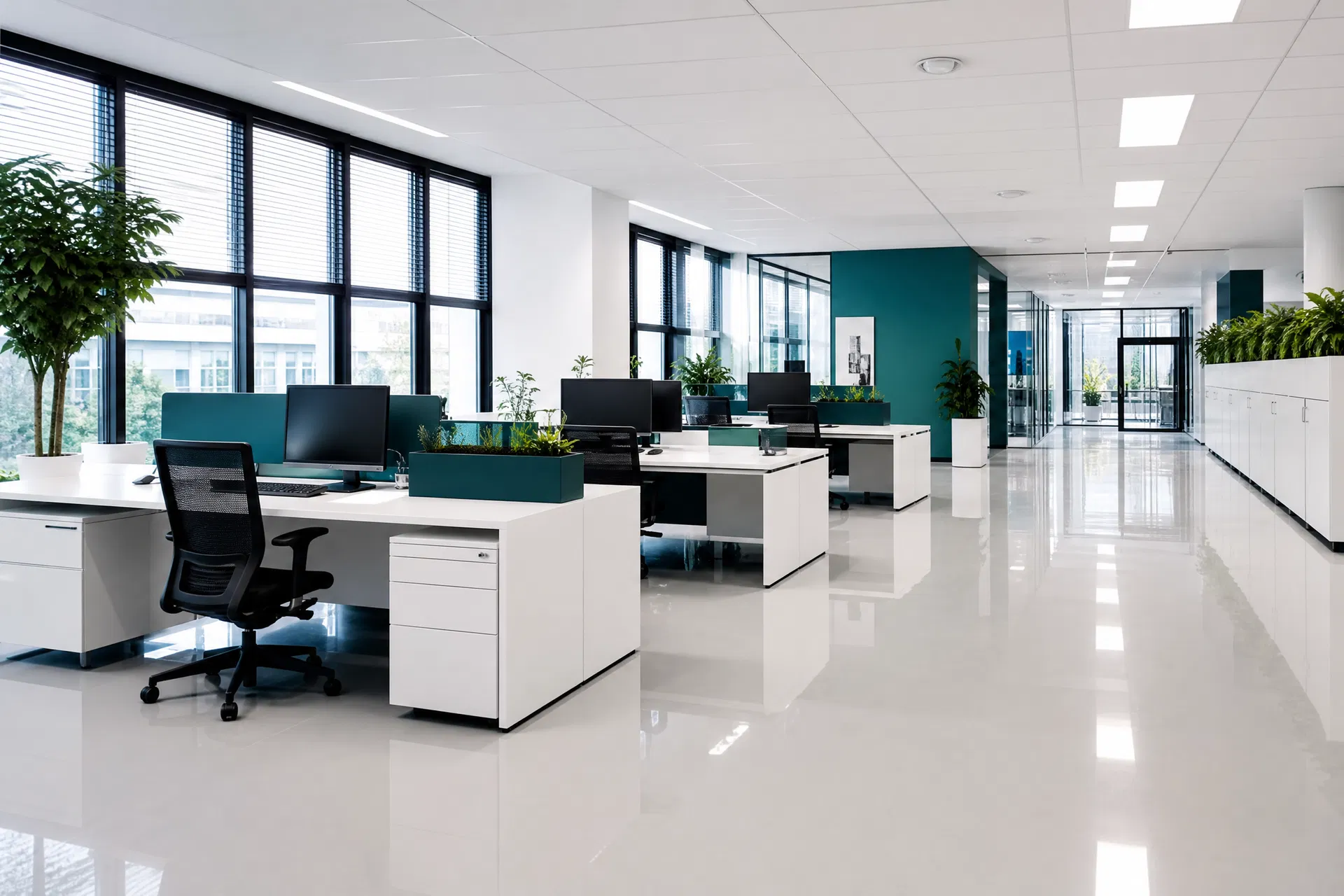 Schoon kantoor na Allround Facility schoonmaak