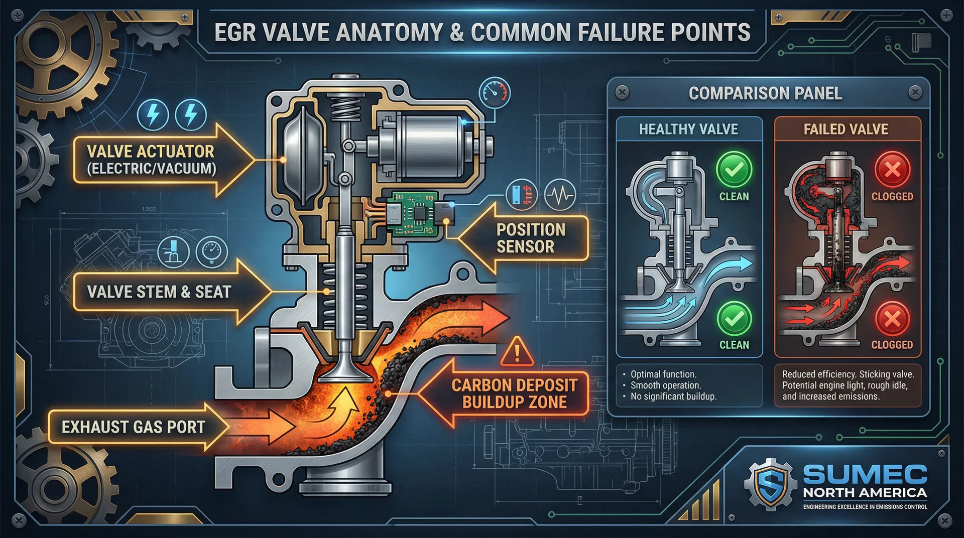 EGR Valve Anatomy and Common Failure Points