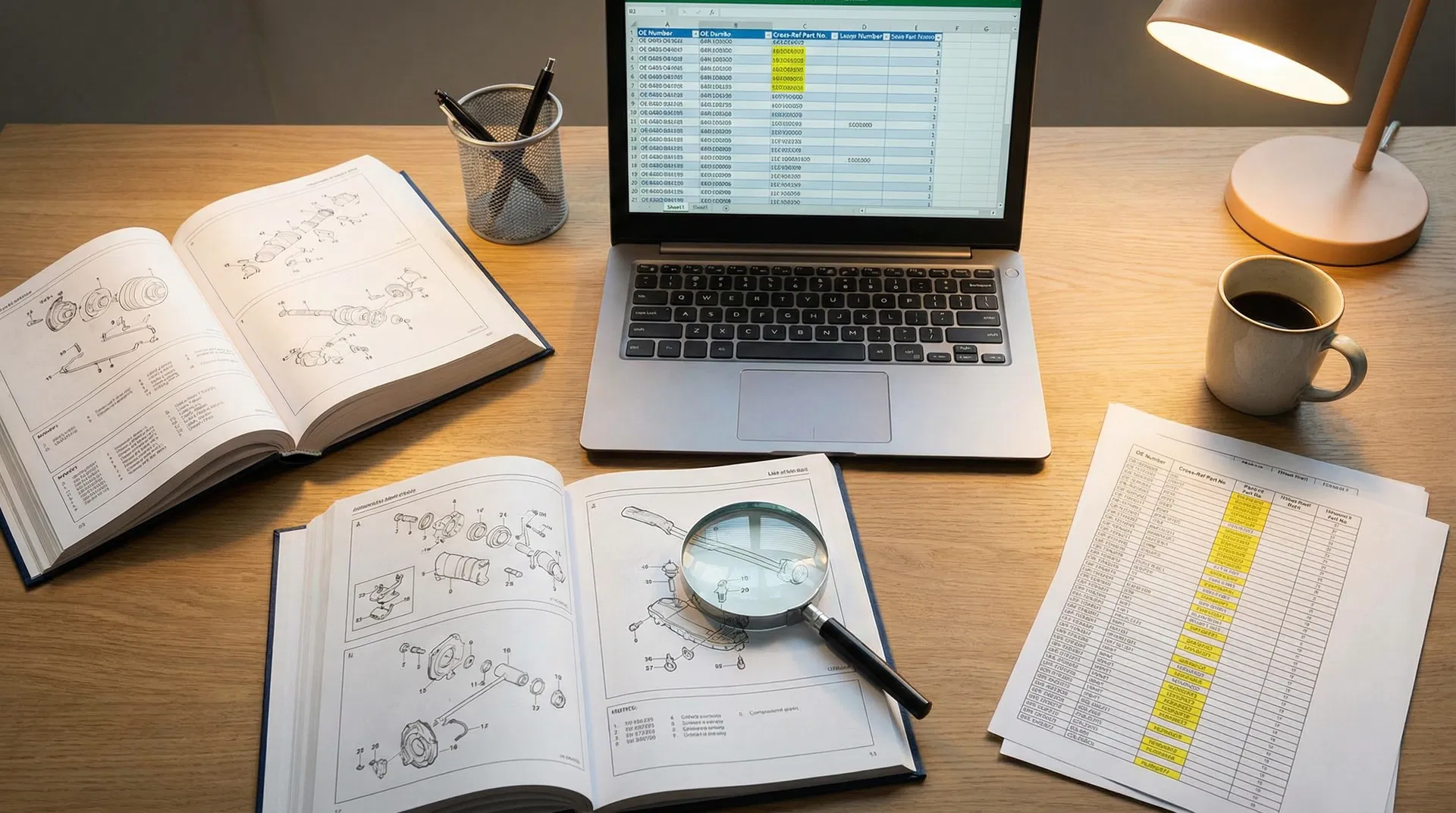 How to Read OE Cross-Reference Numbers: ACES, PIES, and Automotive Data Standards