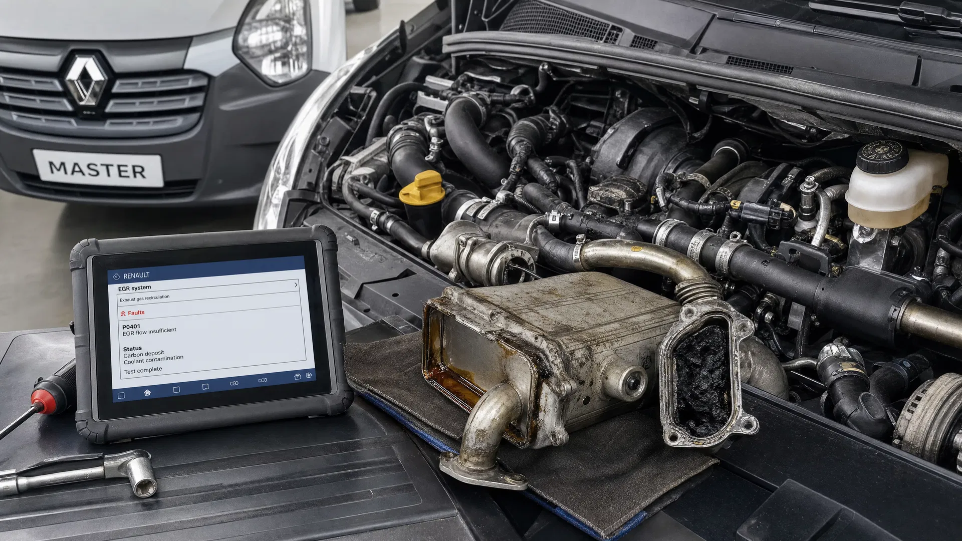 Renault Master 2.3 dCi (M9T) EGR Cooler Failure: Complete Diagnosis and Replacement Guide