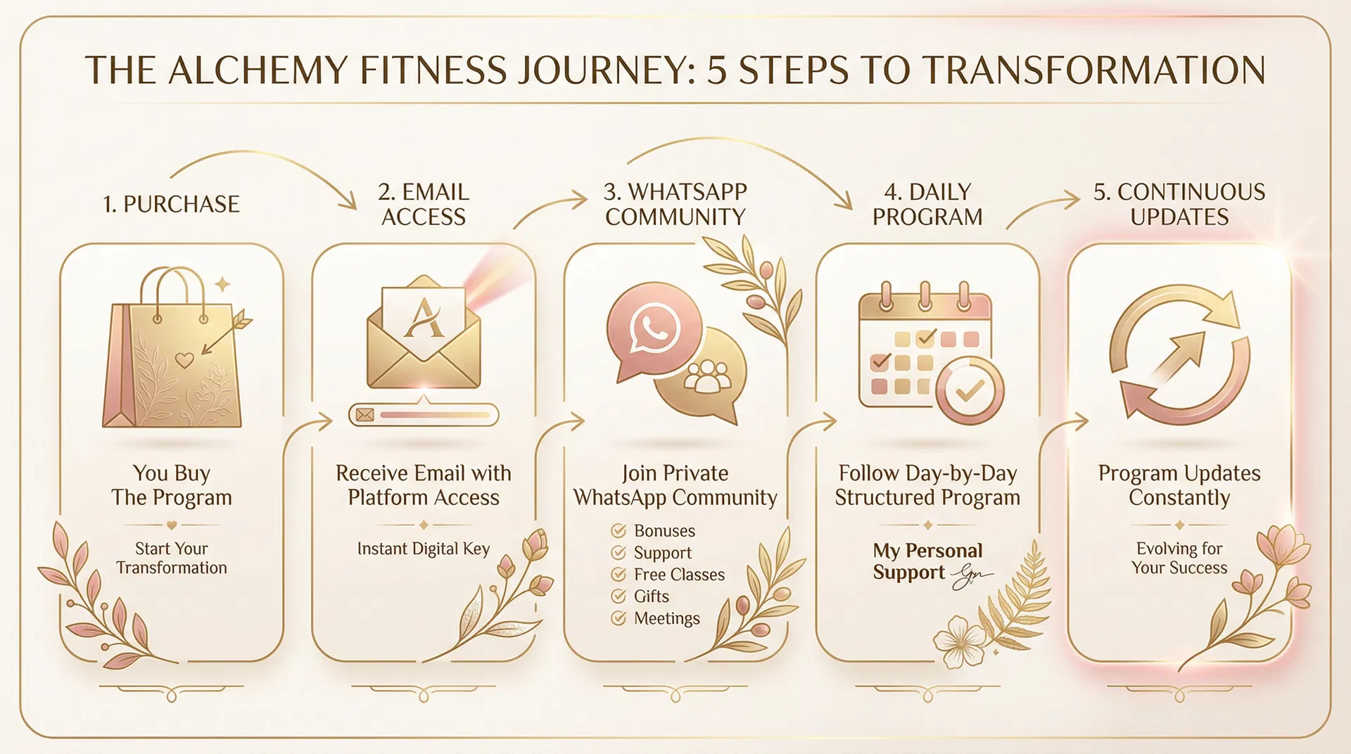 The Alchemy Fitness 5-step journey