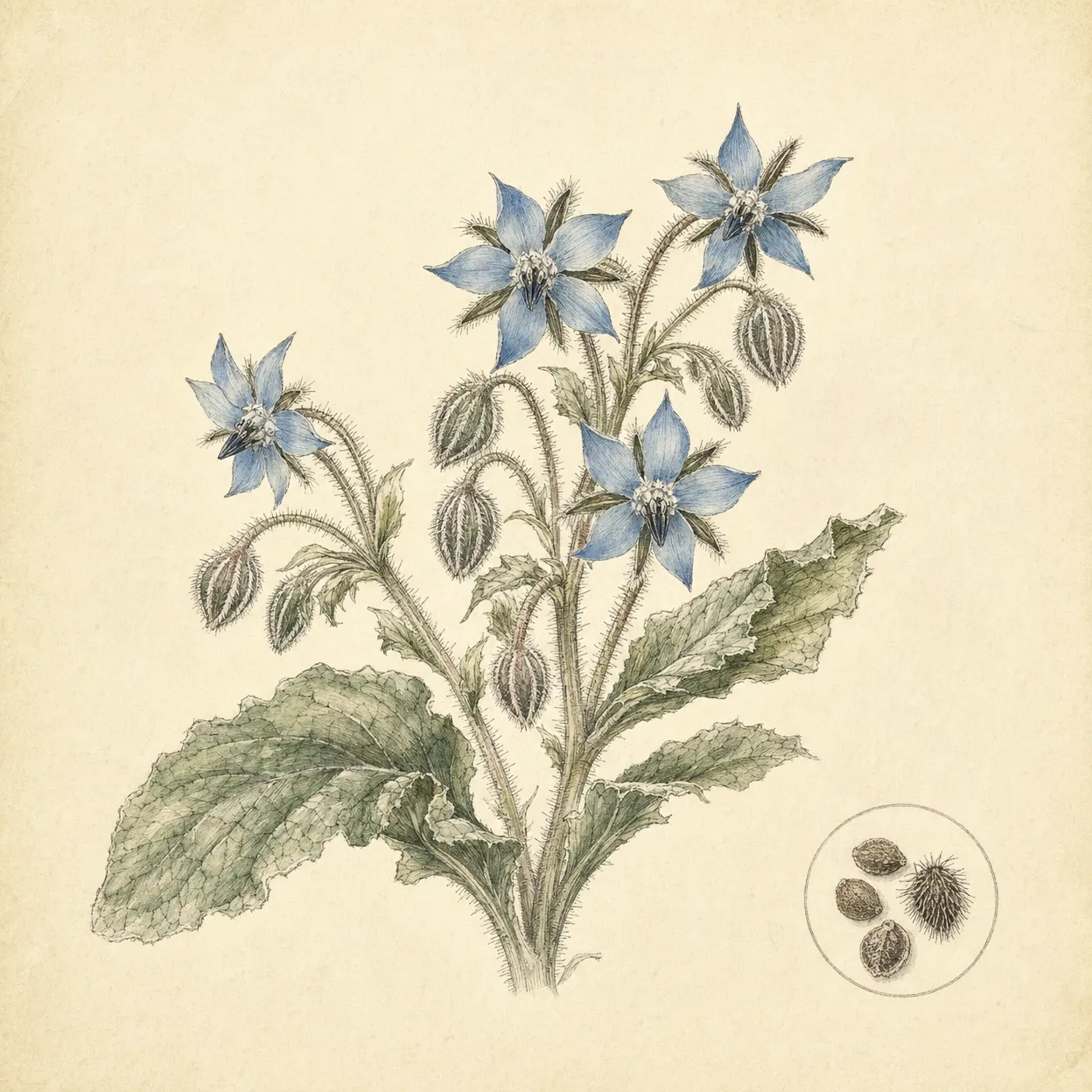 Borage botanical ingredient