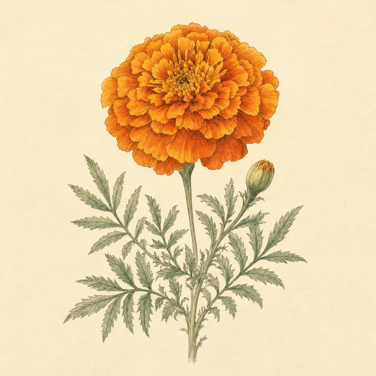 Marigold botanical ingredient