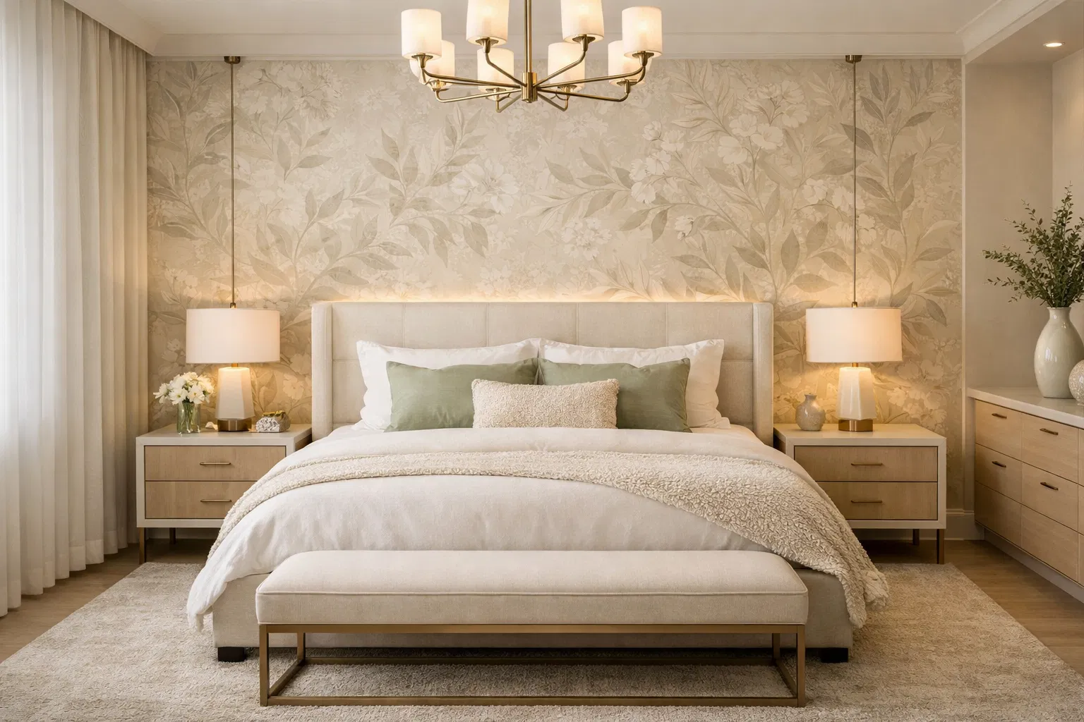 Residential Wallpaper Installation