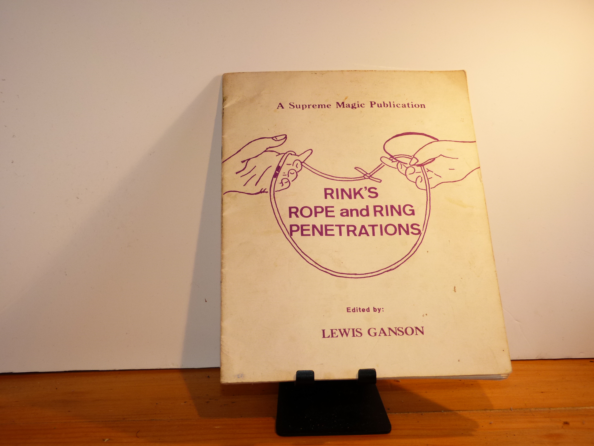 Rink's Rope and Ring Penetrations ed. Lewis Ganson — photograph 1 of 1
