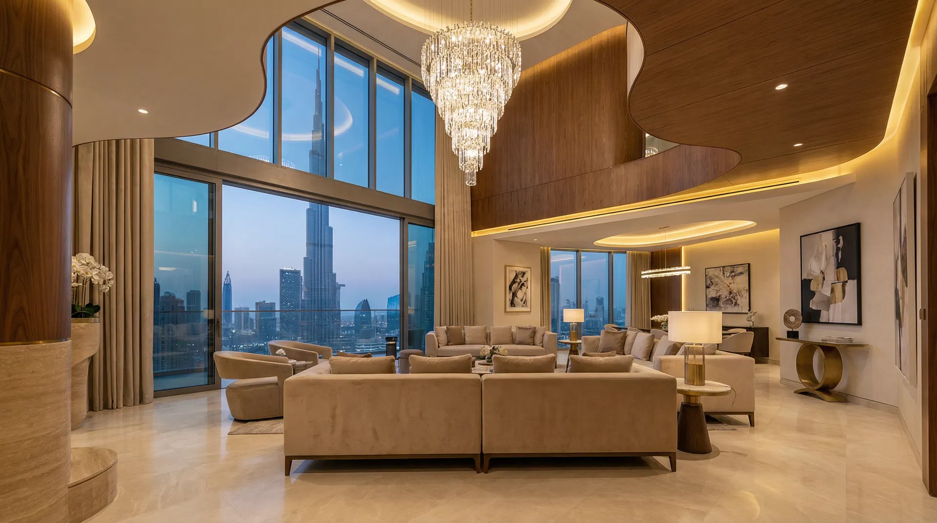 Luxury Dubai property interior - premium real estate by Ali Arikat Sotheby's International Realty