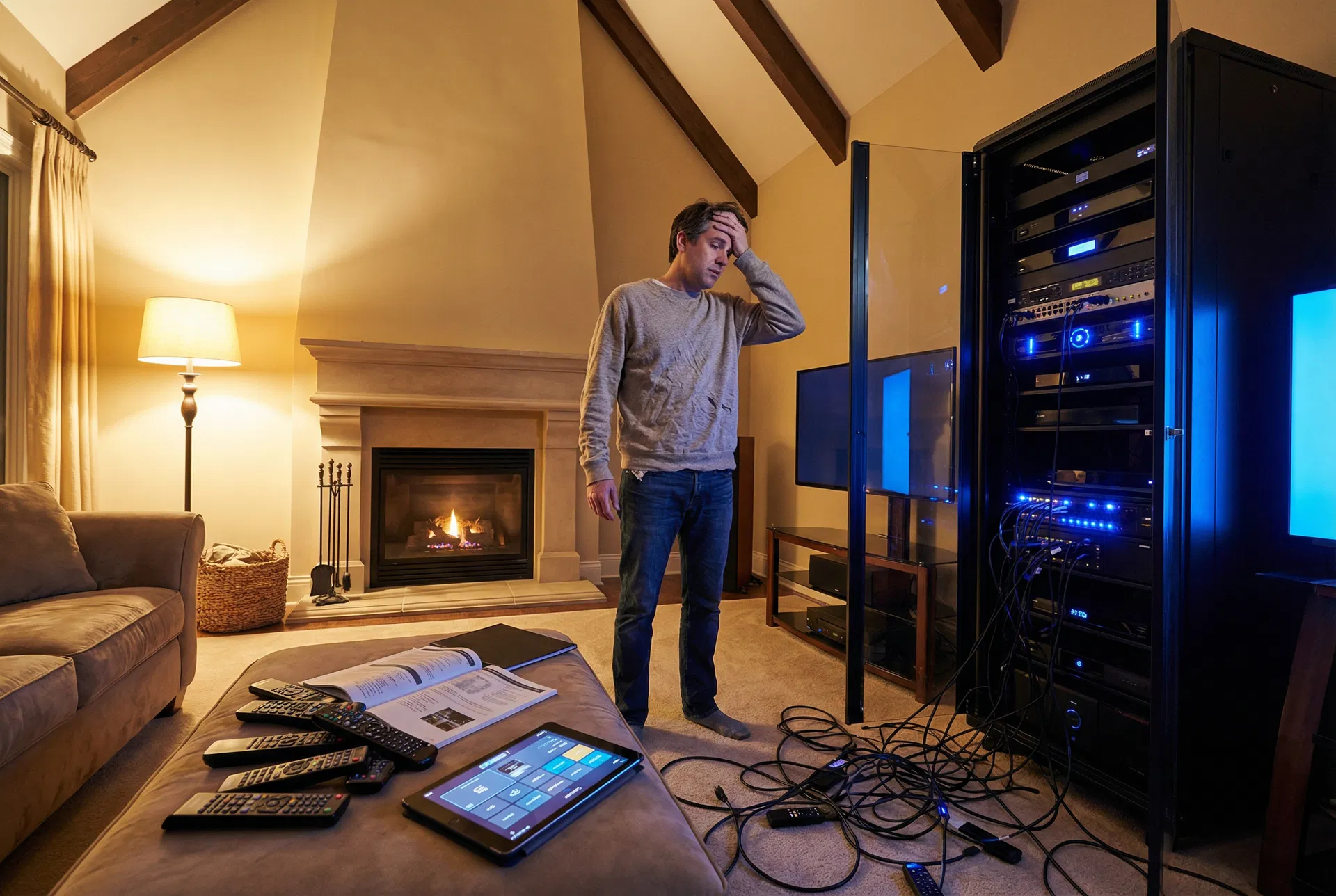 Technology confusion in luxury homes