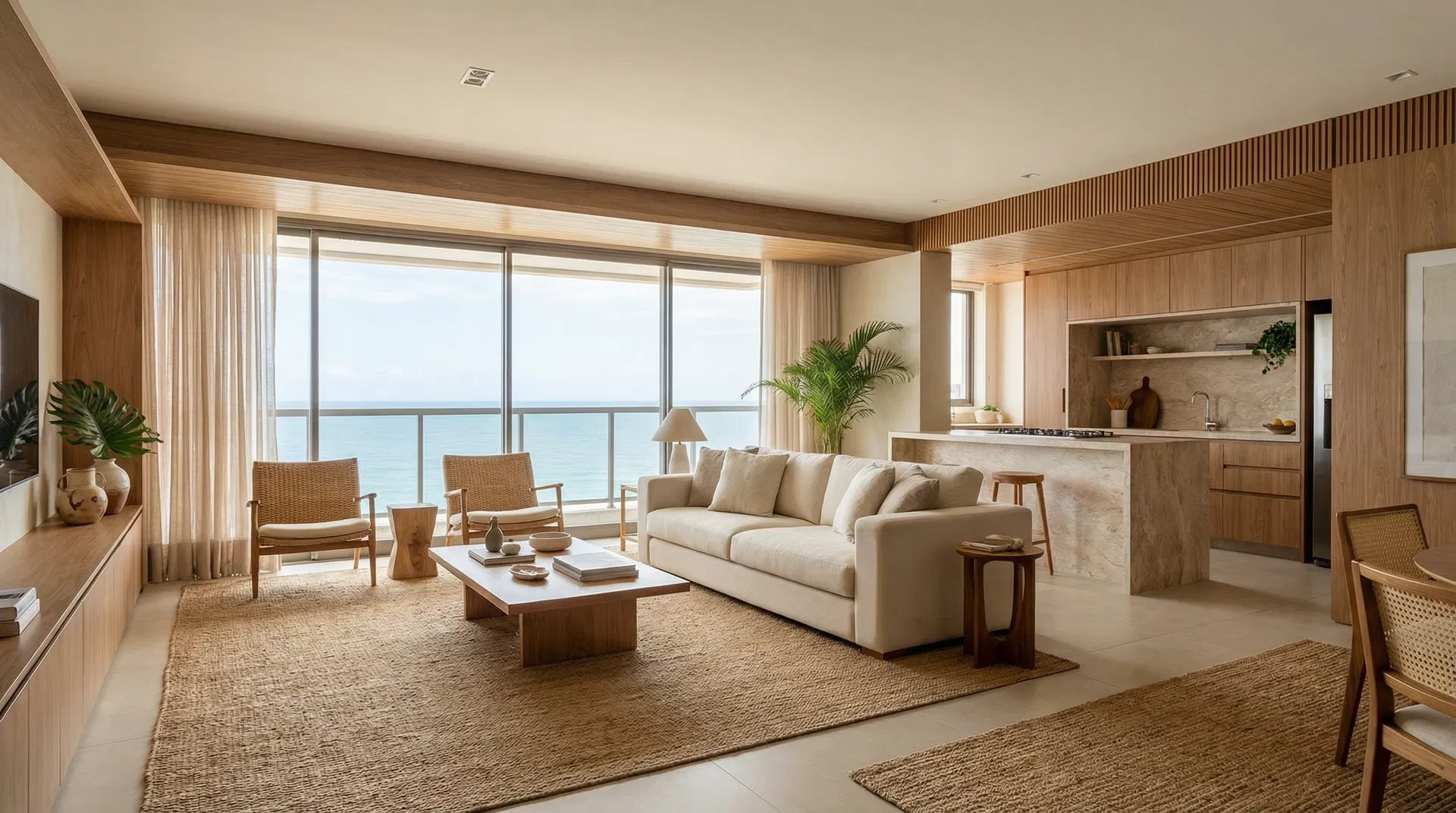 Interior luxuoso do Byoma