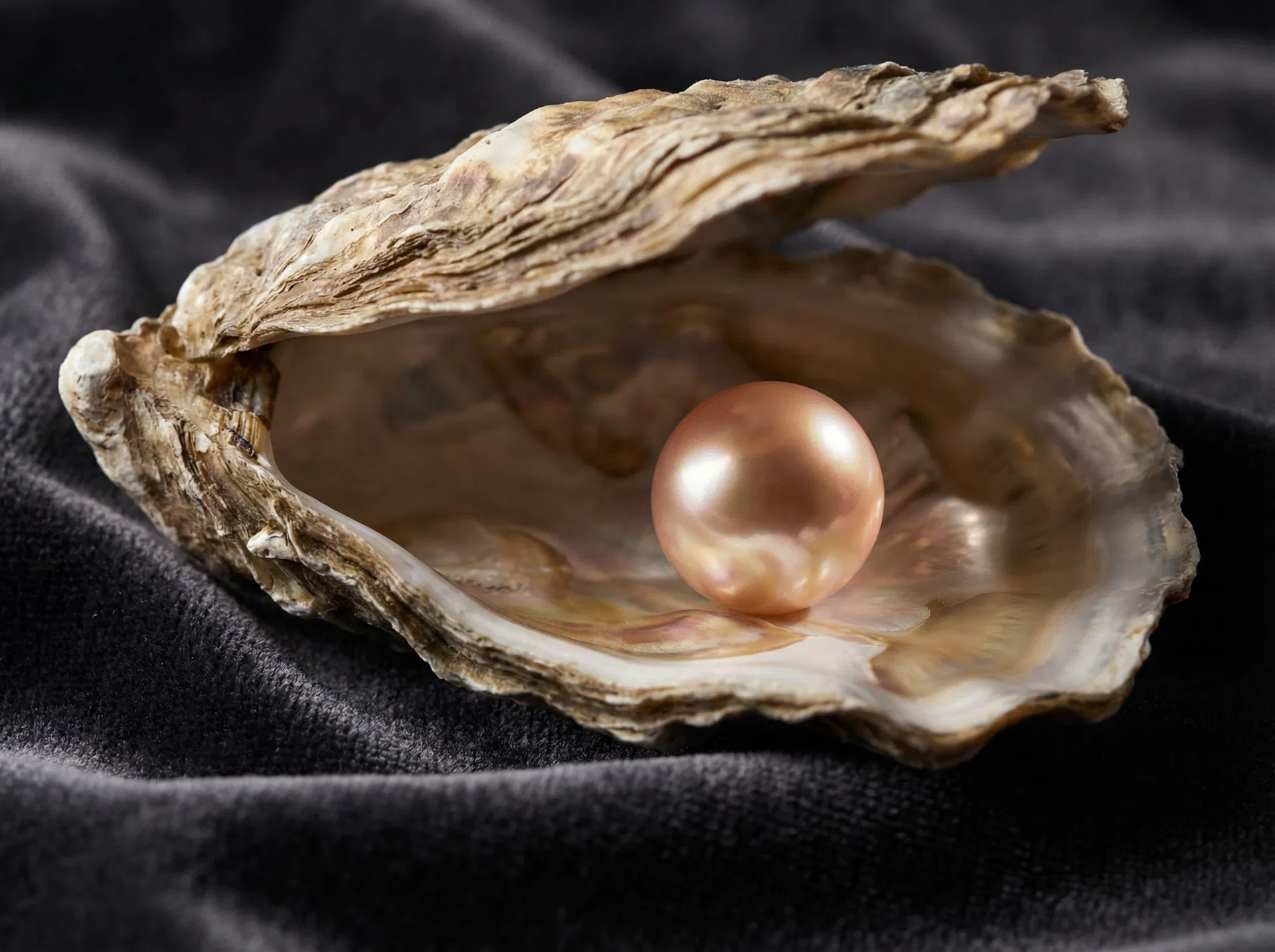 Ostra com pérola — metáfora da marca Renata Horn